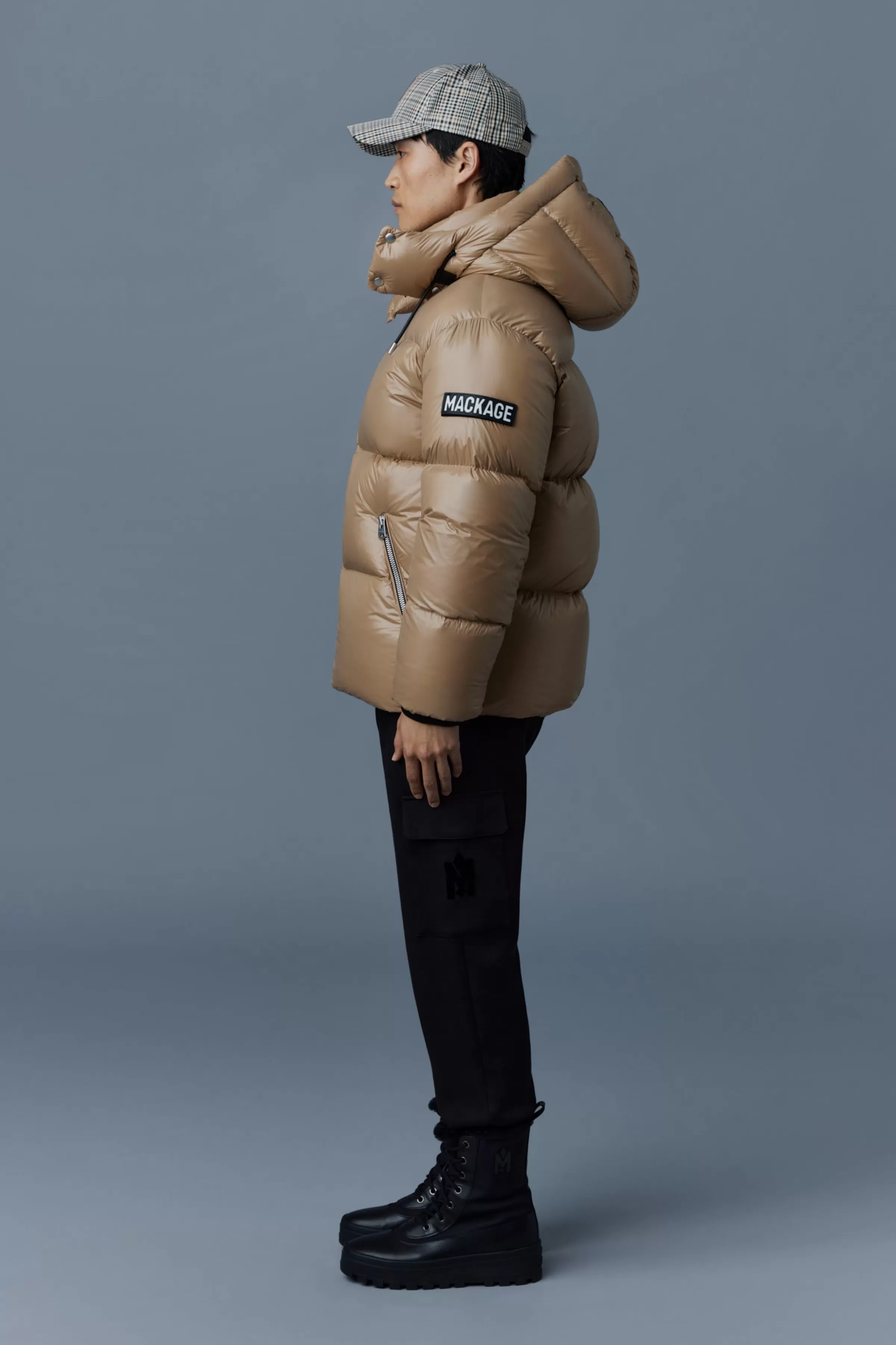 Kent, Lustrous Light Down Jacket With Hood For Men | ® US | Mackage Best
