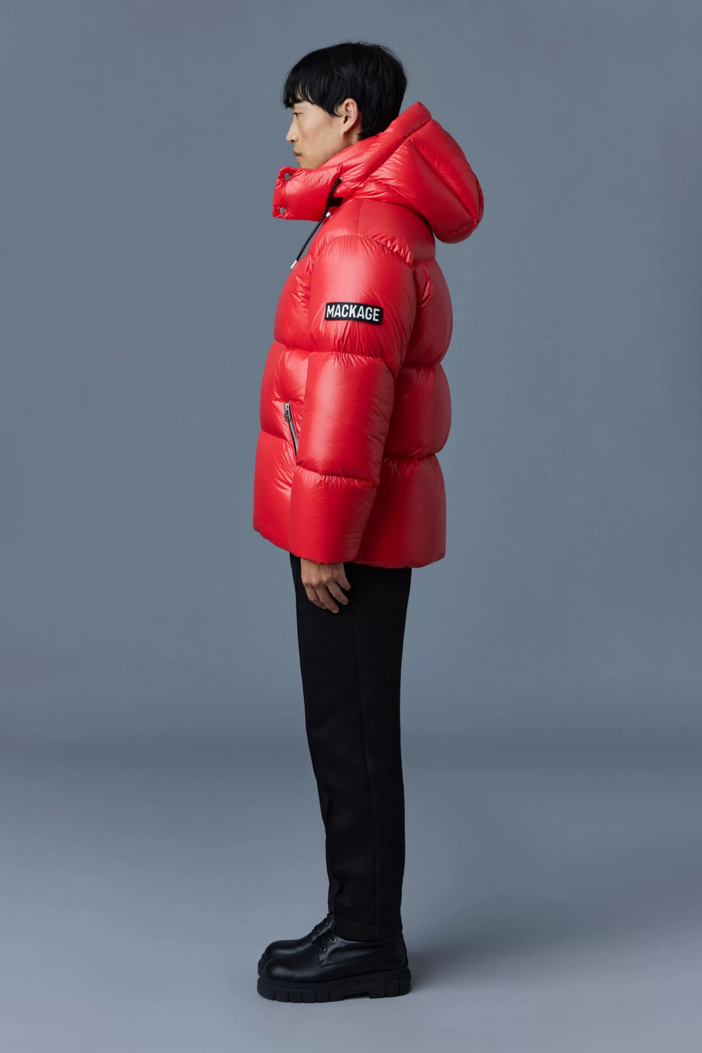 Kent, Lustrous Light Down Jacket With Hood For Men | ® US | Mackage Best
