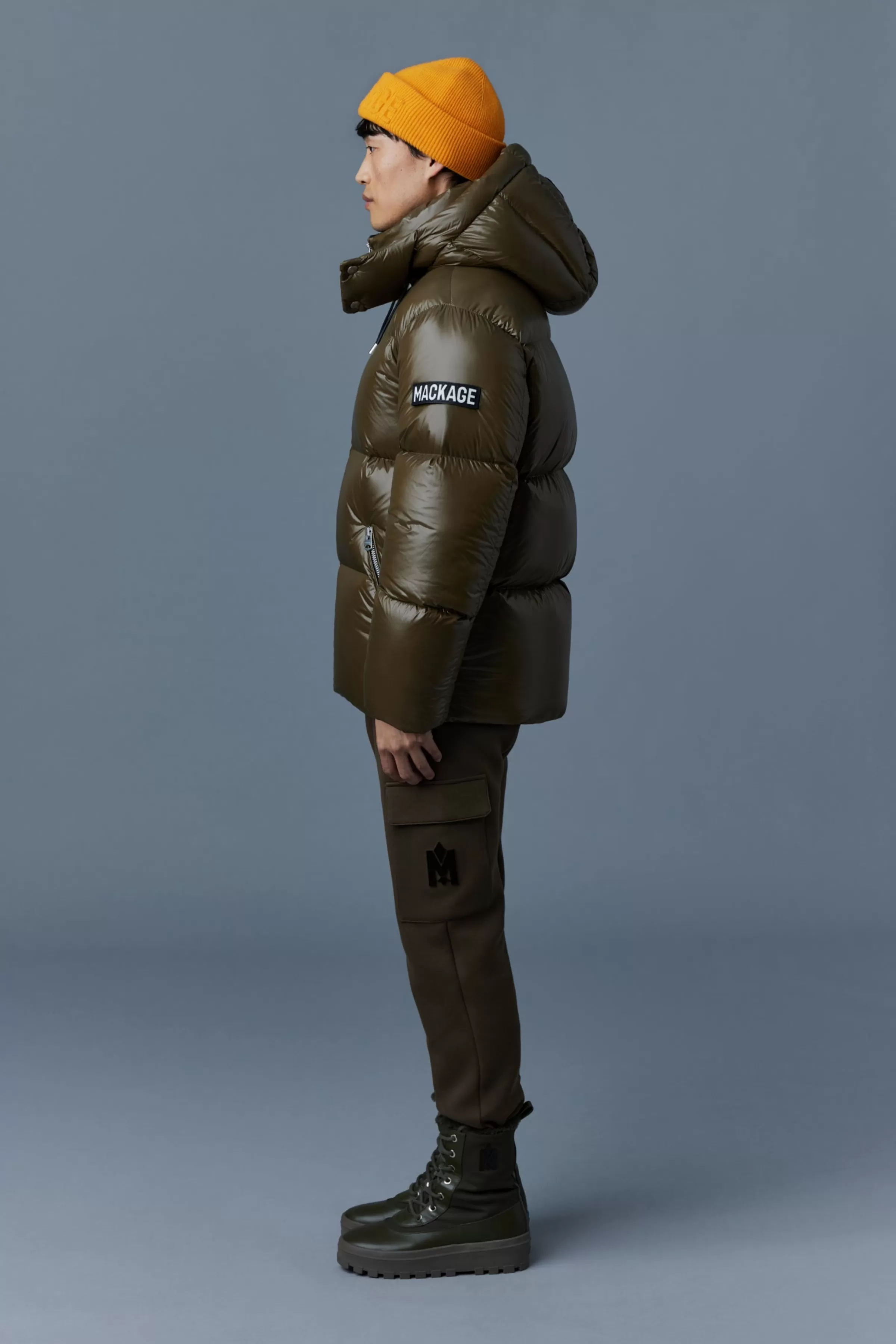 Kent, Lustrous Light Down Jacket With Hood For Men | ® US | Mackage Best
