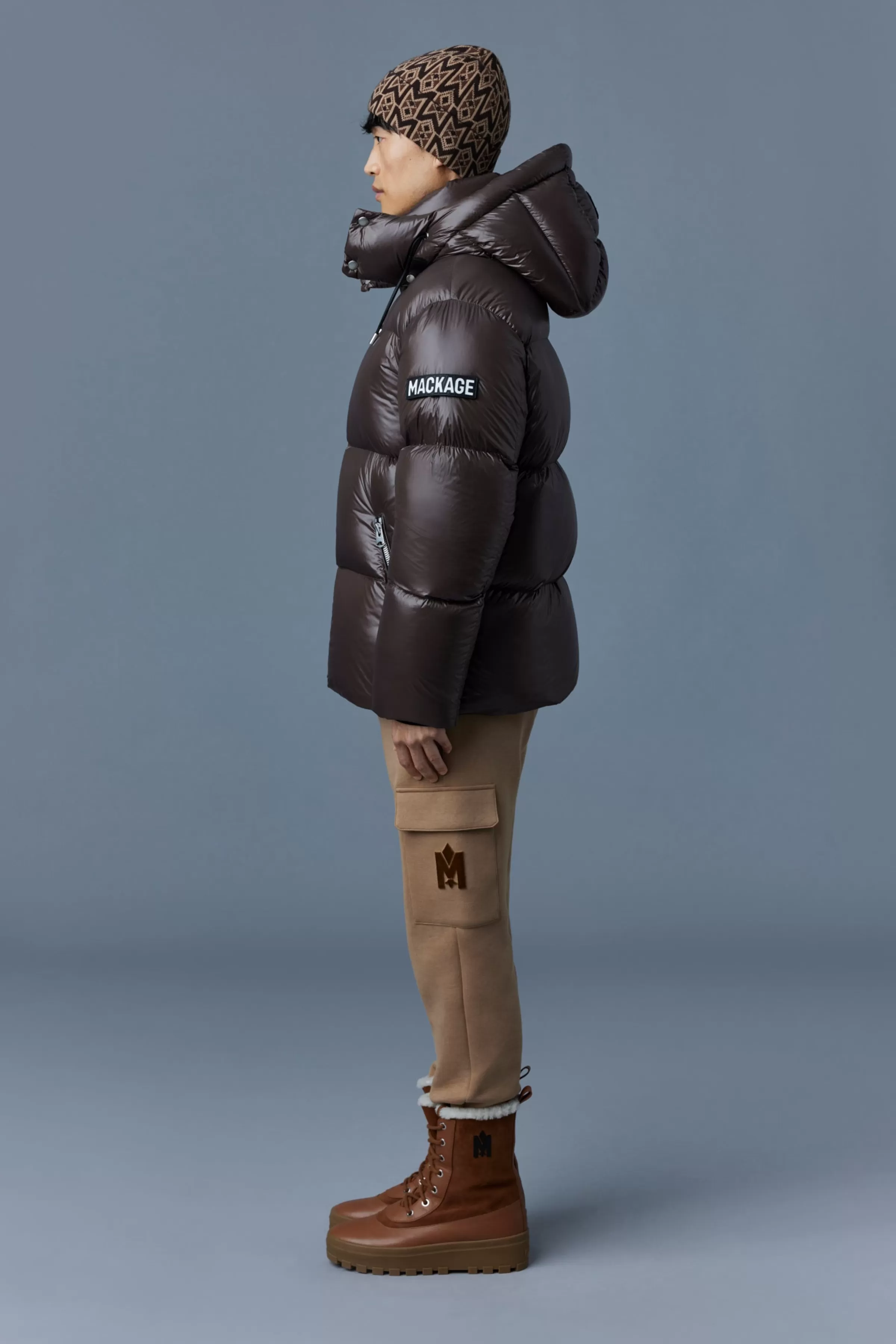 Kent, Lustrous Light Down Jacket With Hood For Men | ® US | Mackage Best