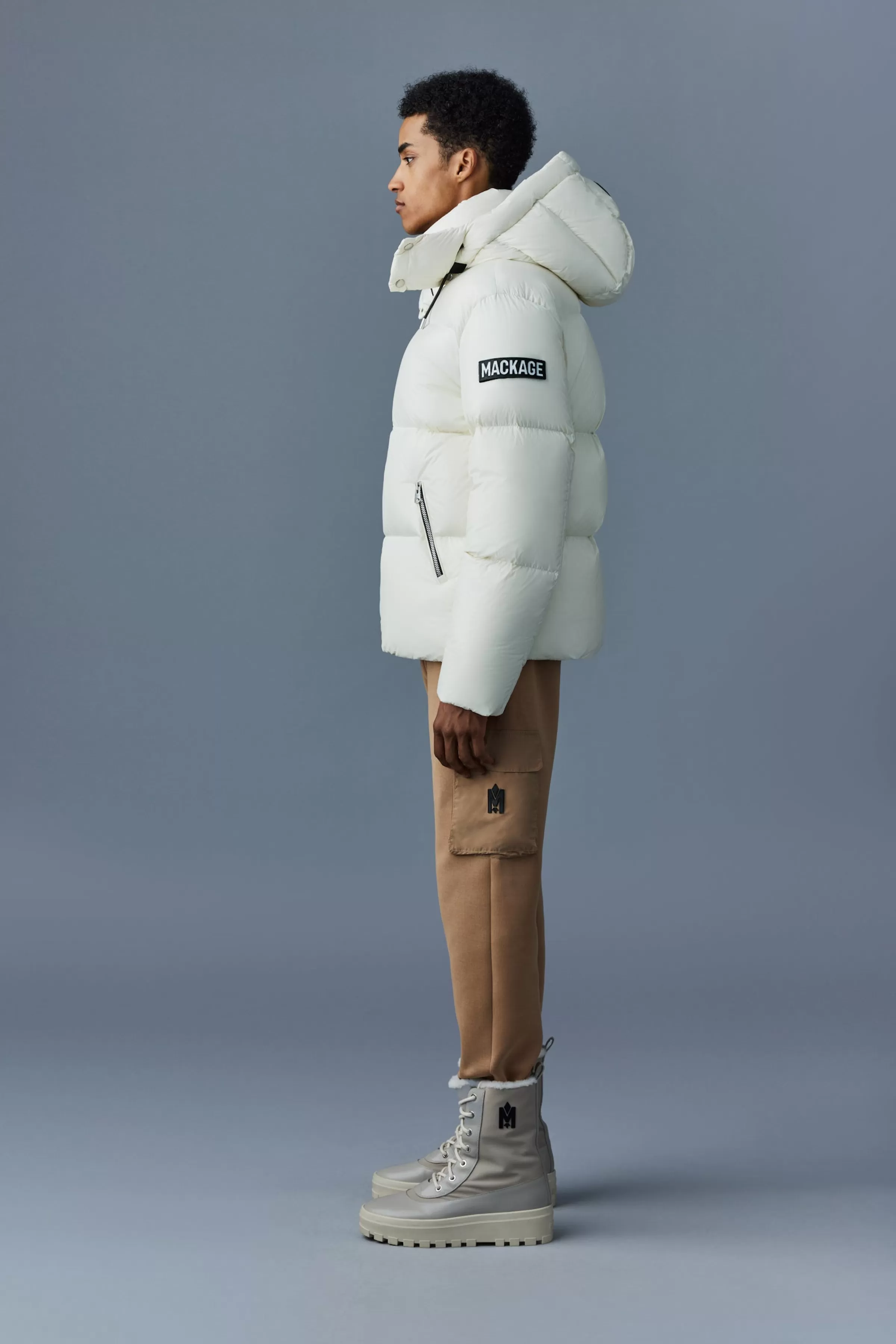 Kent, Lustrous Light Down Jacket With Hood For Men | ® US | Mackage Best