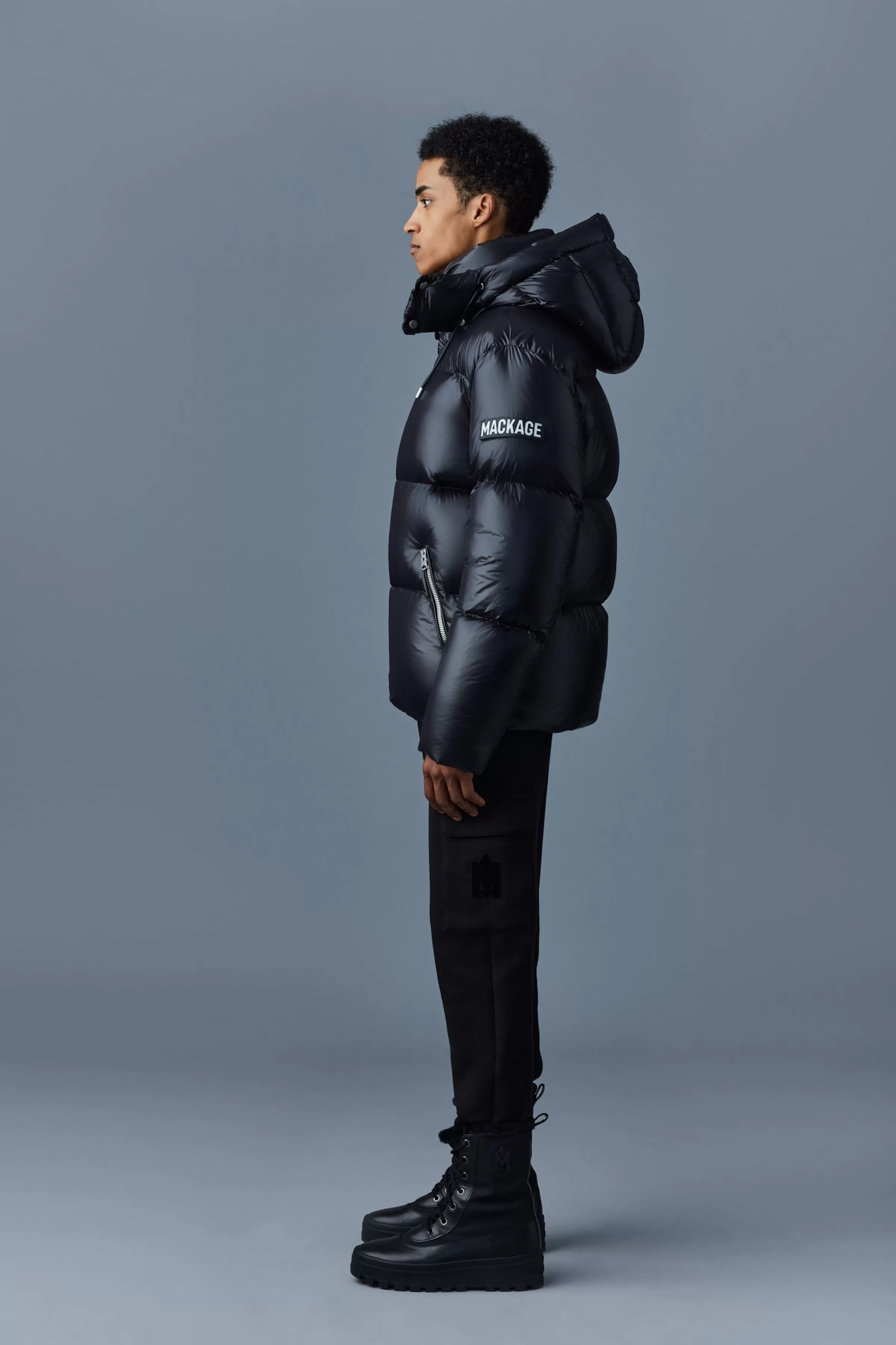 Kent, Lustrous Light Down Jacket With Hood For Men | ® US | Mackage Best