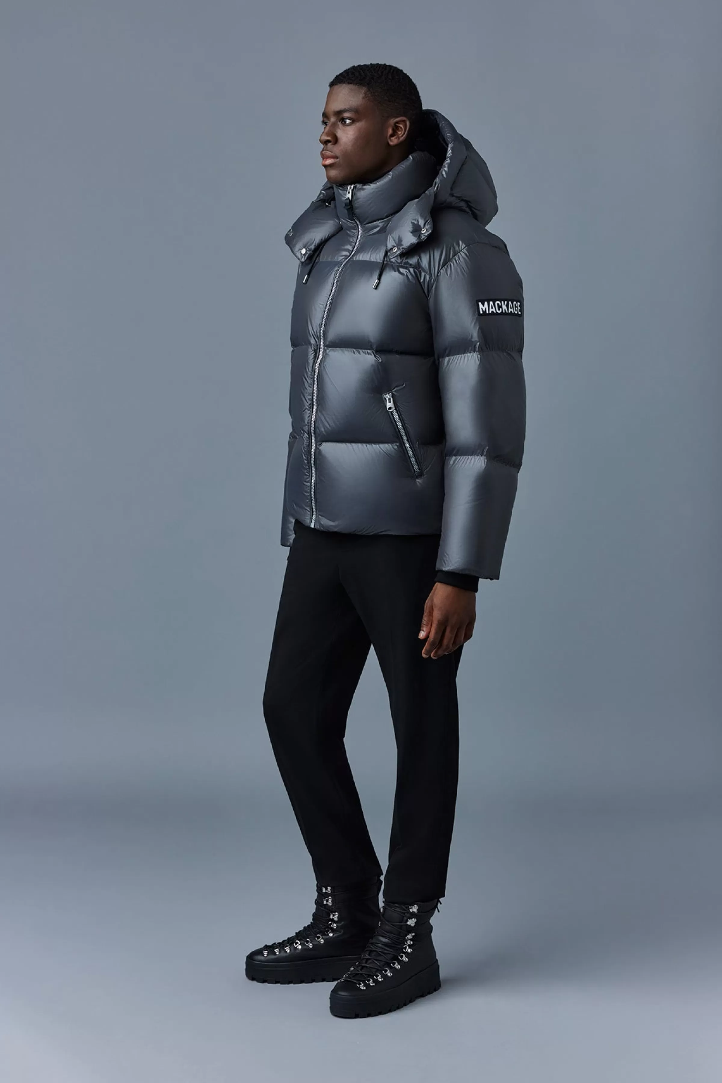 Kent, Lustrous Light Down Jacket With Hood For Men | ® US | Mackage Best