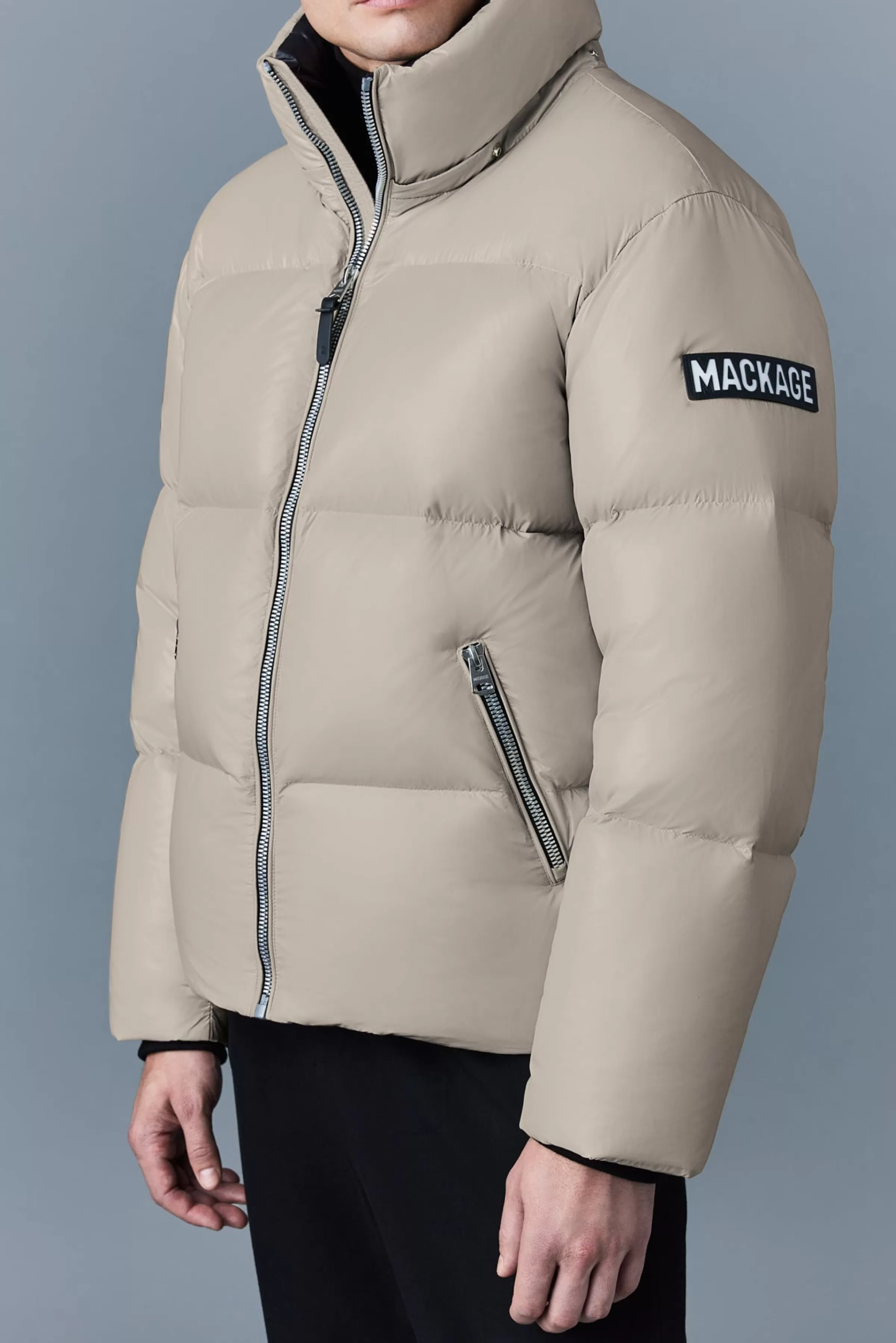 Kent, Lustrous Light Down Jacket With Hood For Men | ® US | Mackage Best
