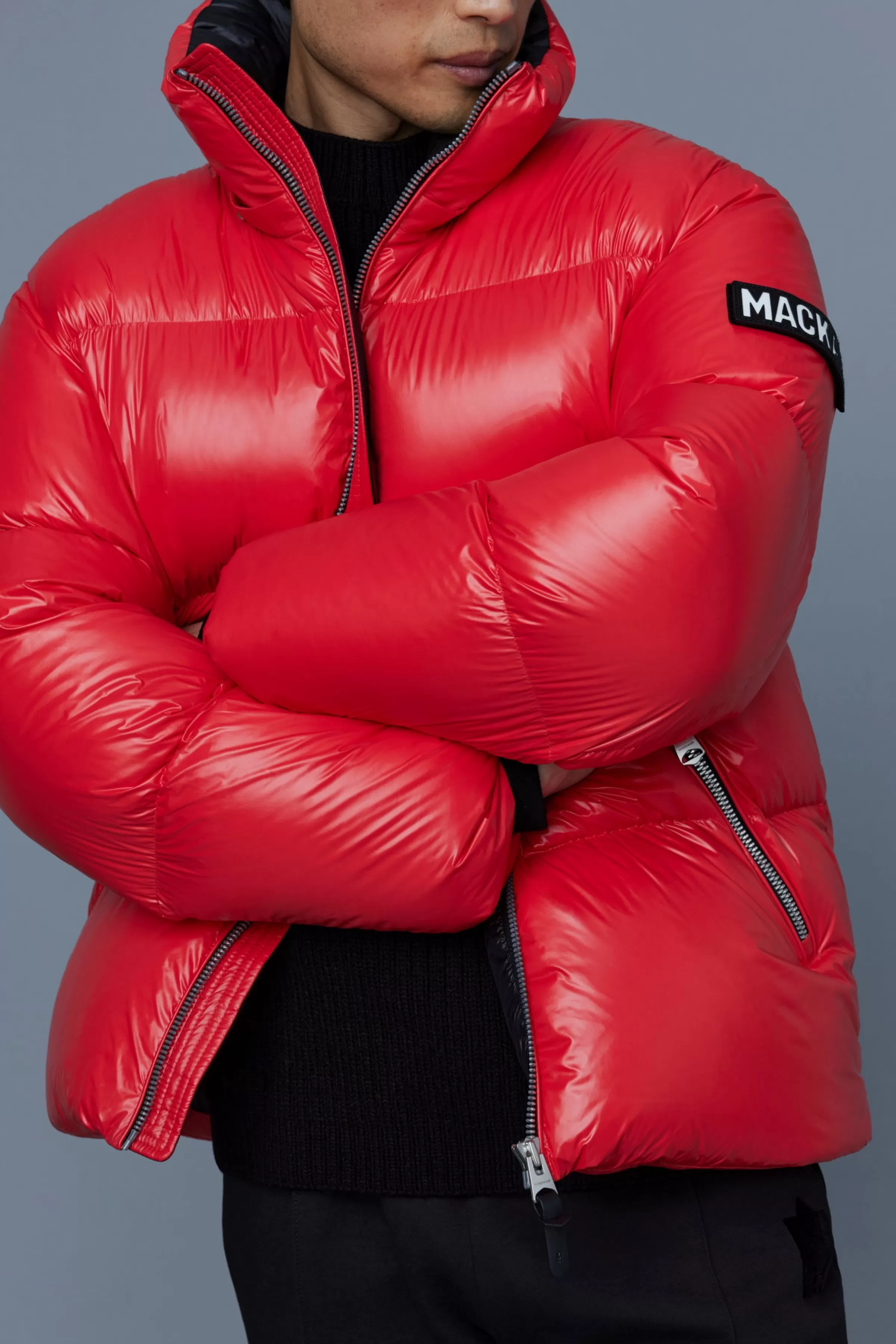 Kent, Lustrous Light Down Jacket With Hood For Men | ® US | Mackage Best
