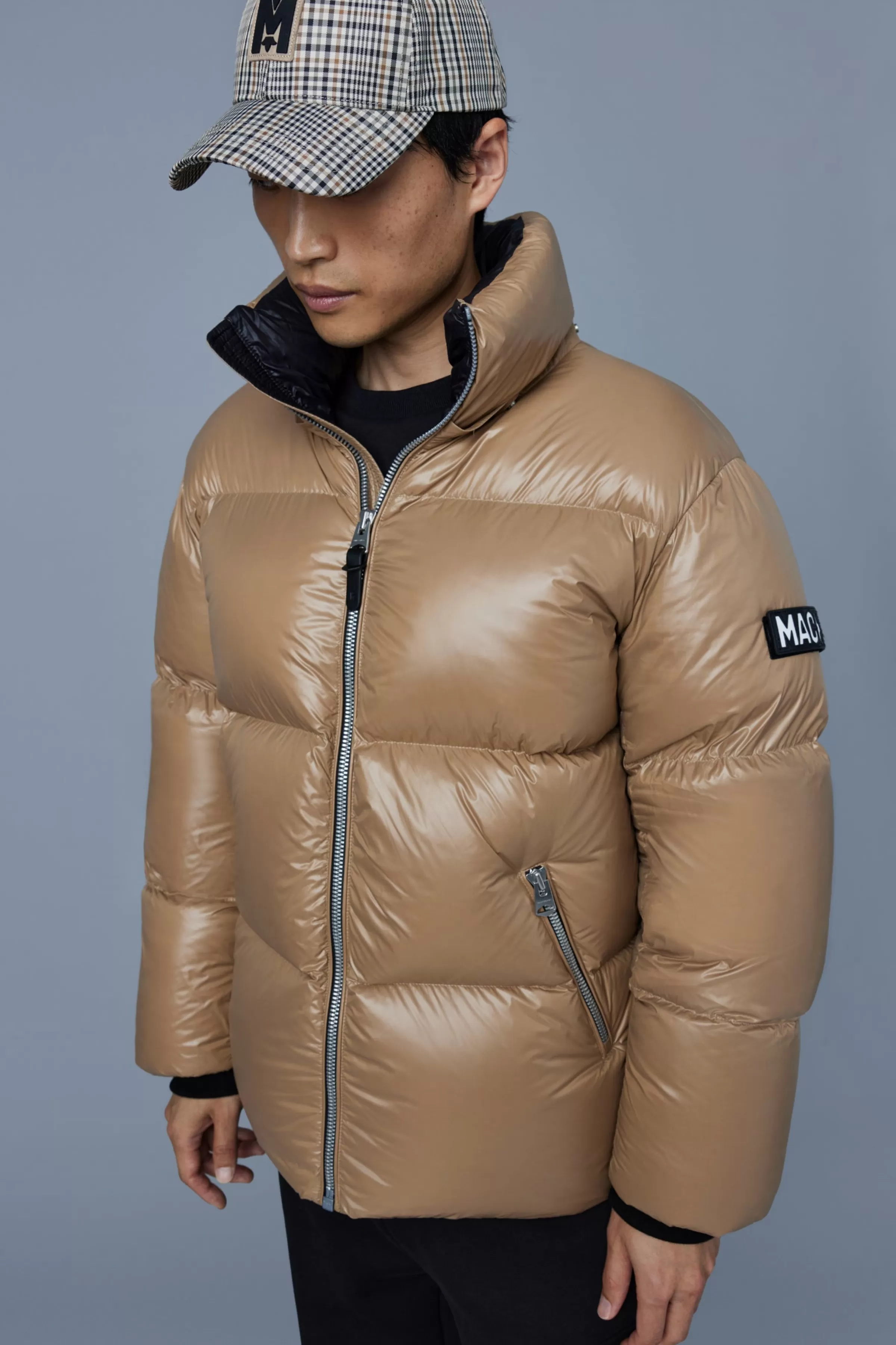 Kent, Lustrous Light Down Jacket With Hood For Men | ® US | Mackage Best