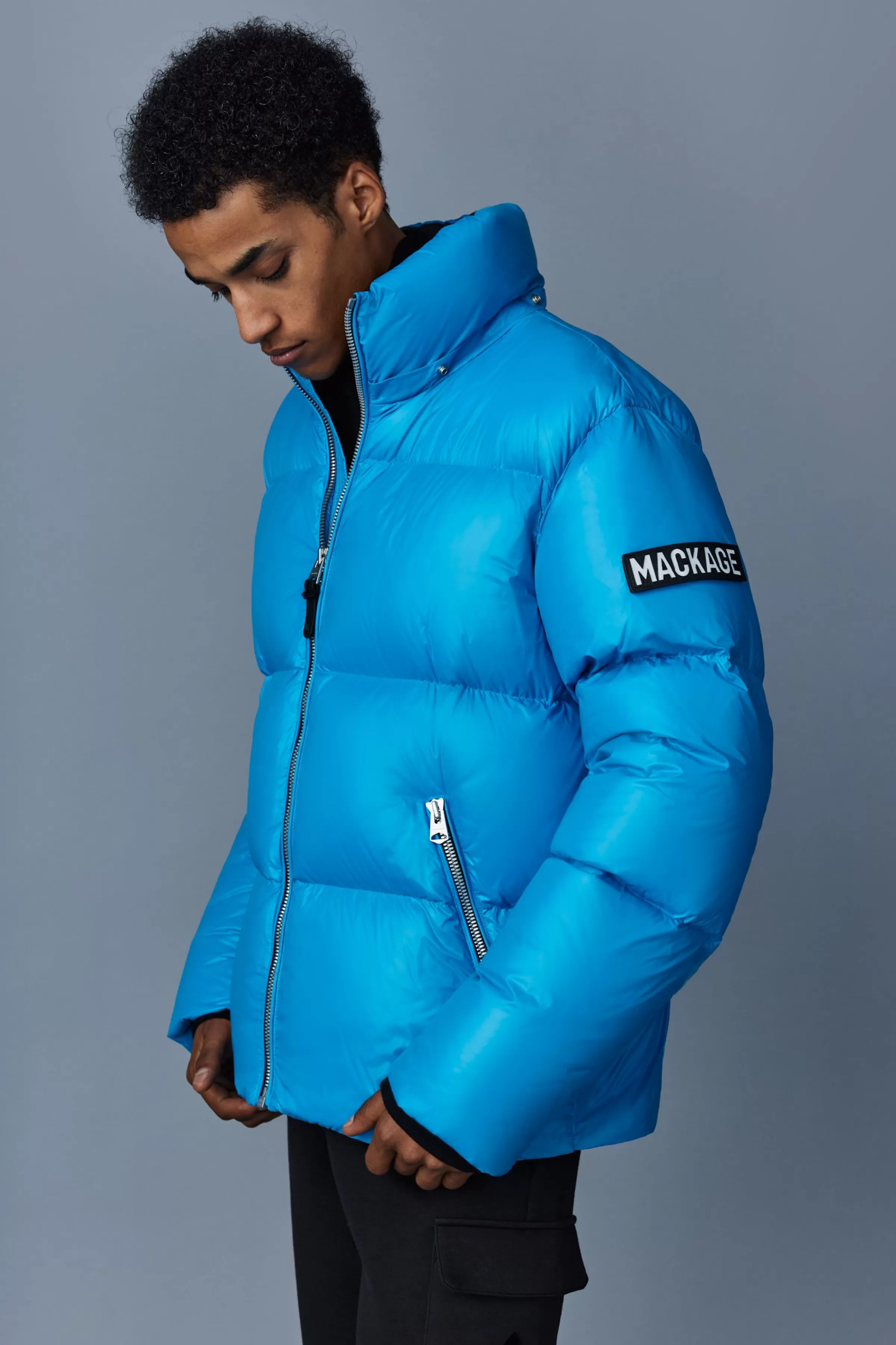 Kent, Lustrous Light Down Jacket With Hood For Men | ® US | Mackage Best