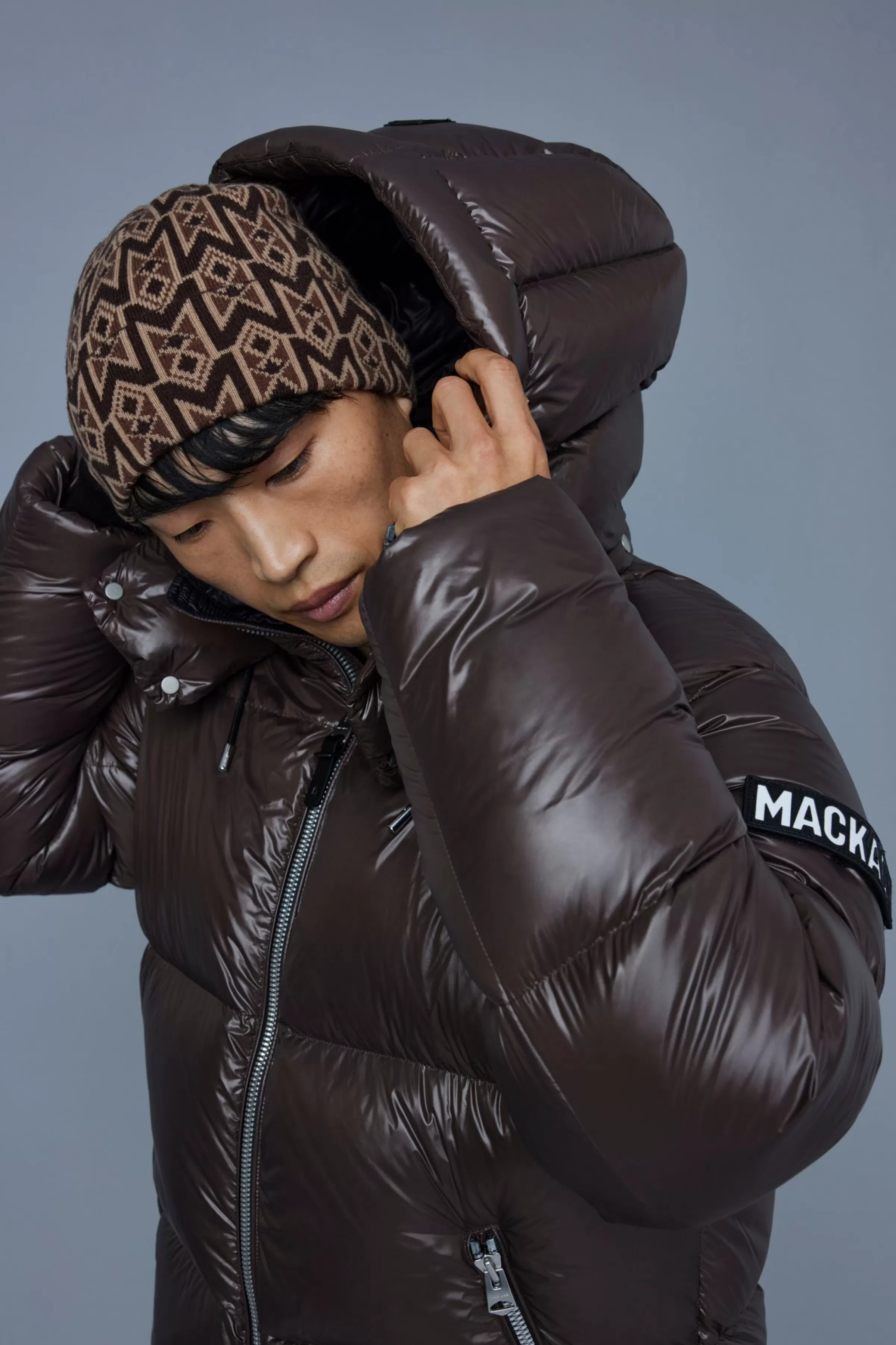 Kent, Lustrous Light Down Jacket With Hood For Men | ® US | Mackage Best