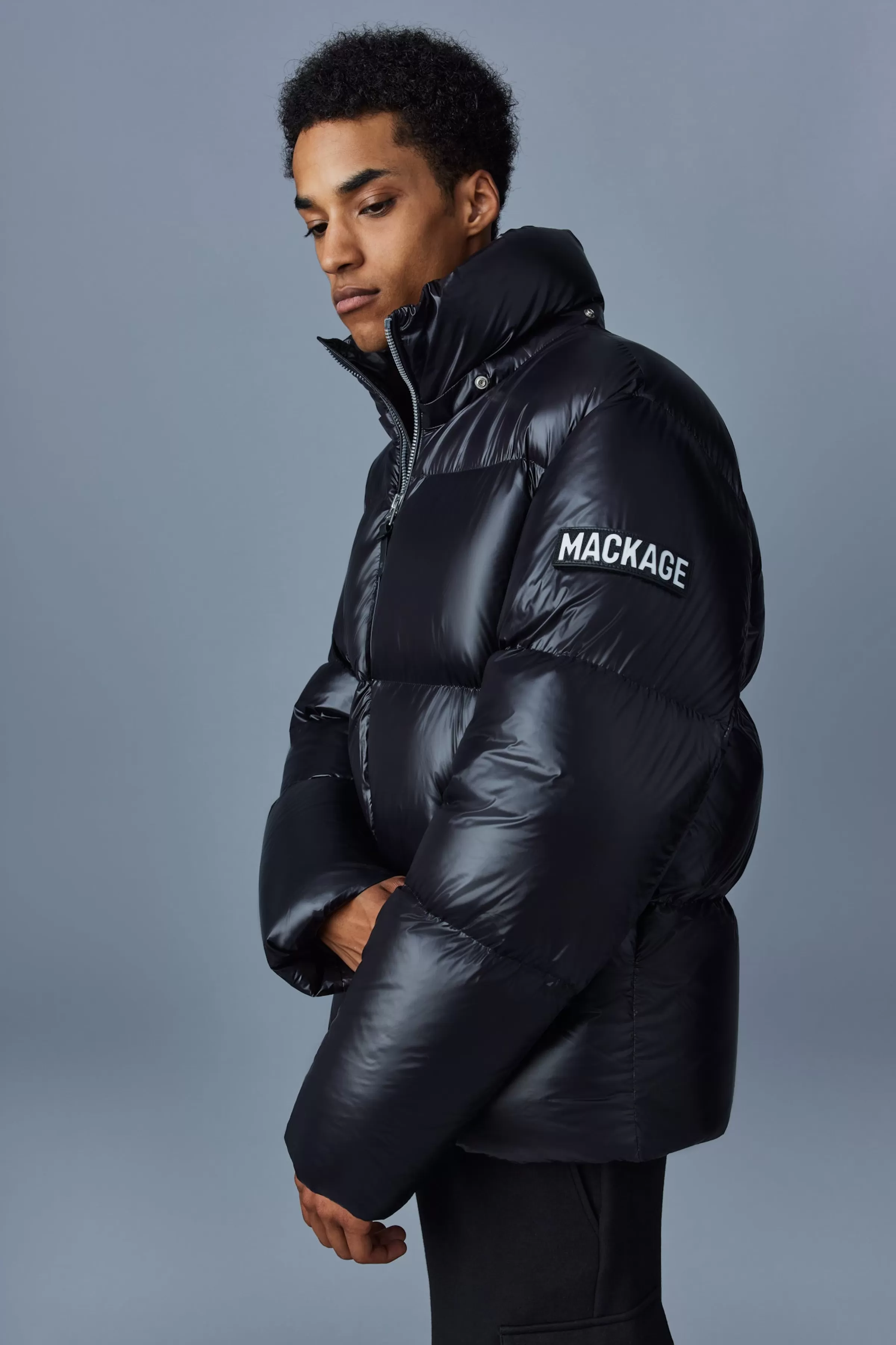 Kent, Lustrous Light Down Jacket With Hood For Men | ® US | Mackage Best