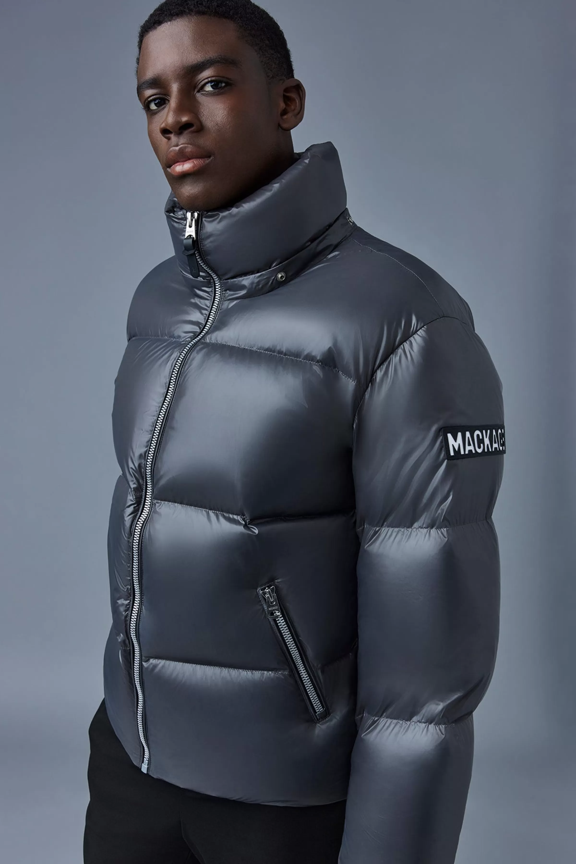 Kent, Lustrous Light Down Jacket With Hood For Men | ® US | Mackage Best