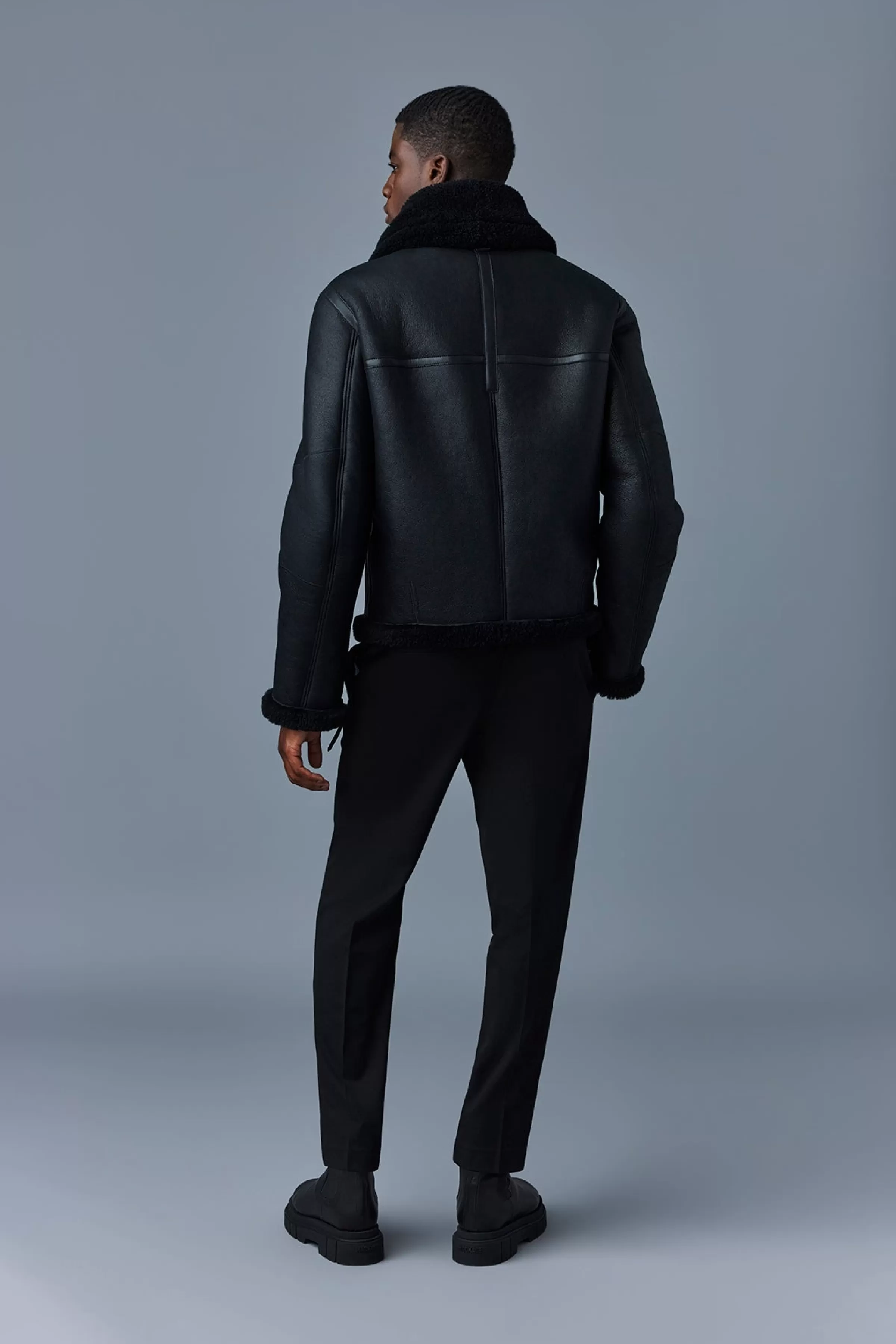Kristian, Sheepskin Jacket With Spread Collar For Men | ® US | Mackage Best