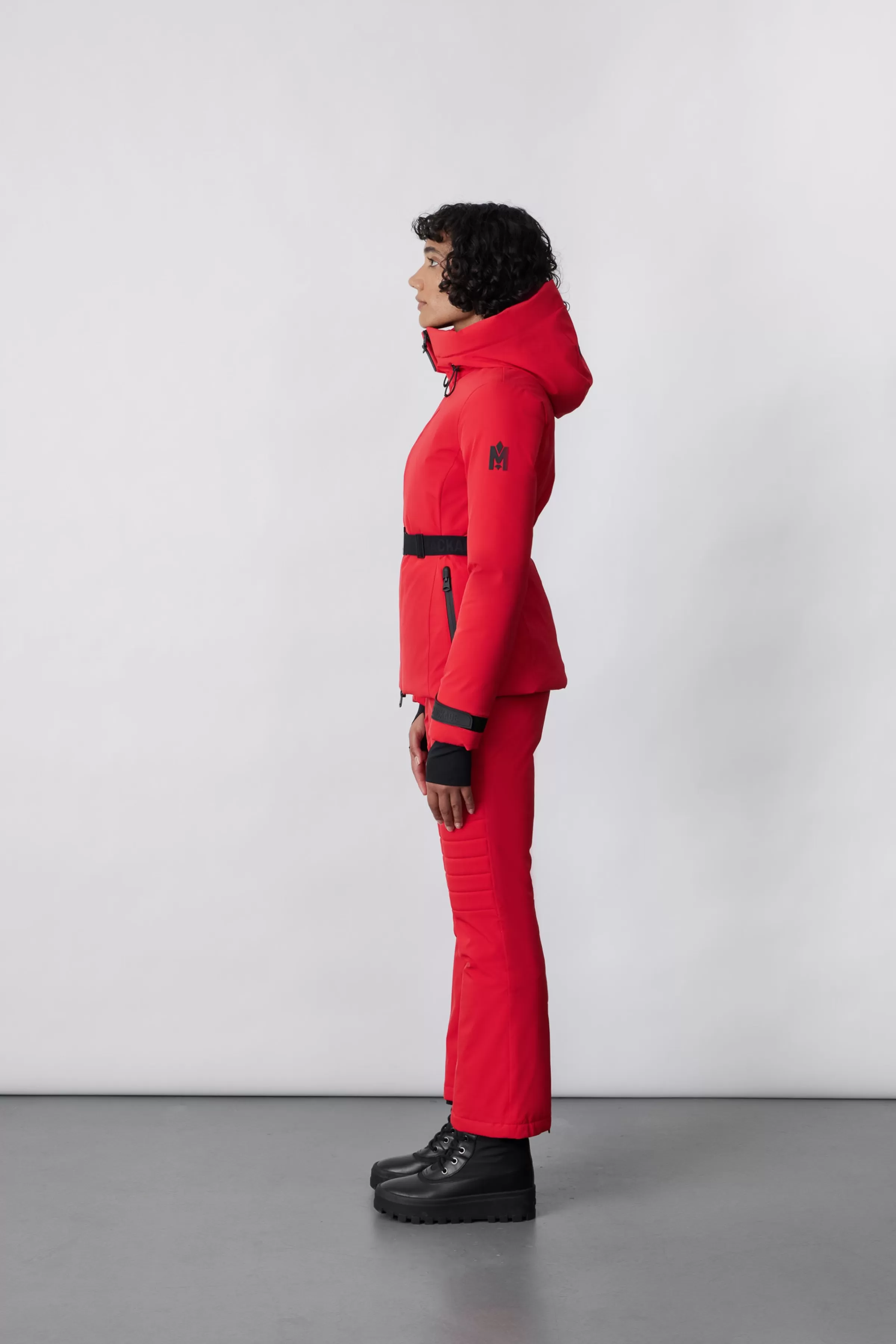 Krystal, Agile-360 Belted Down Ski Jacket With Hood For Ladies | ® US | Mackage Cheap