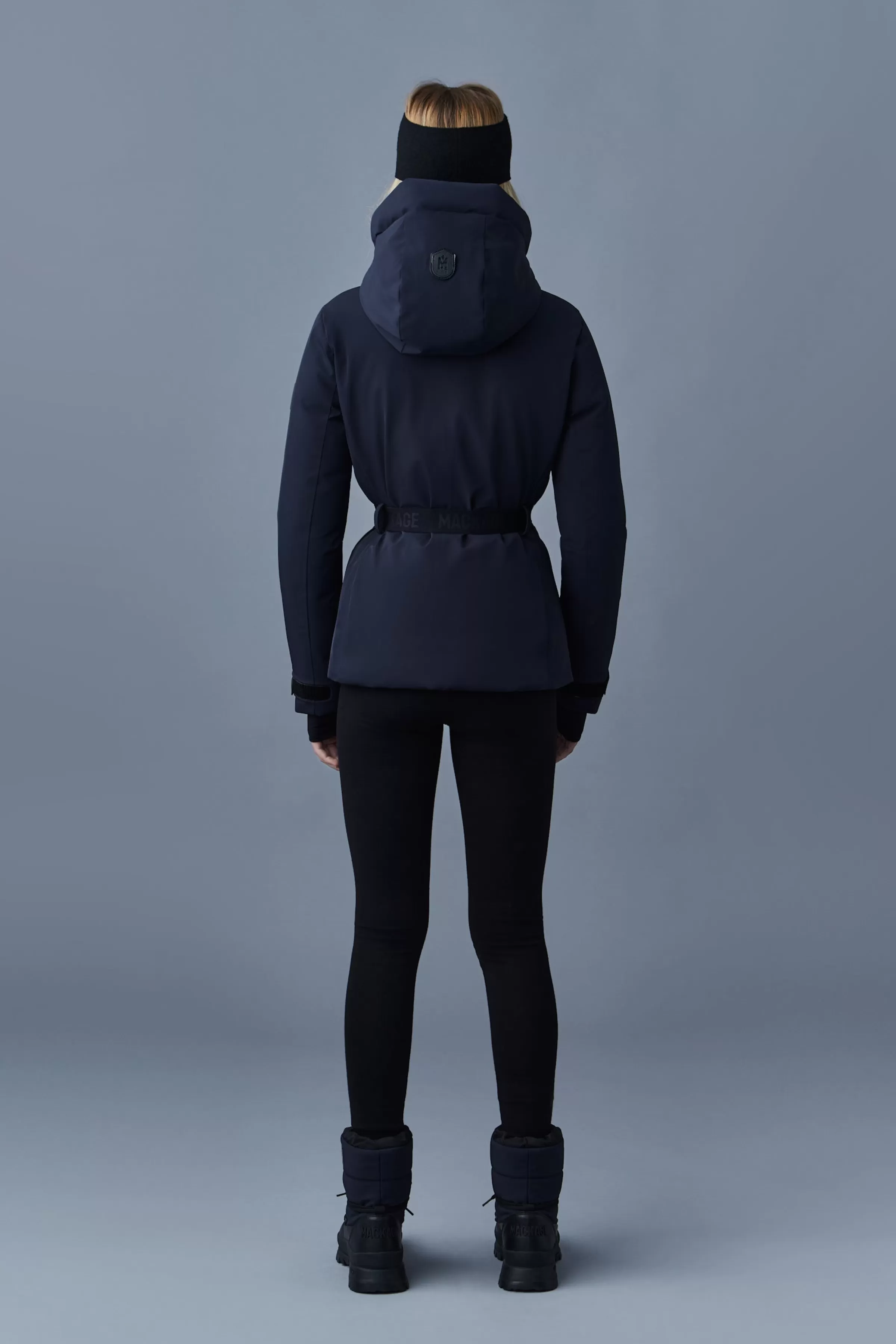 Krystal, Agile-360 Belted Down Ski Jacket With Hood For Ladies | ® US | Mackage Cheap