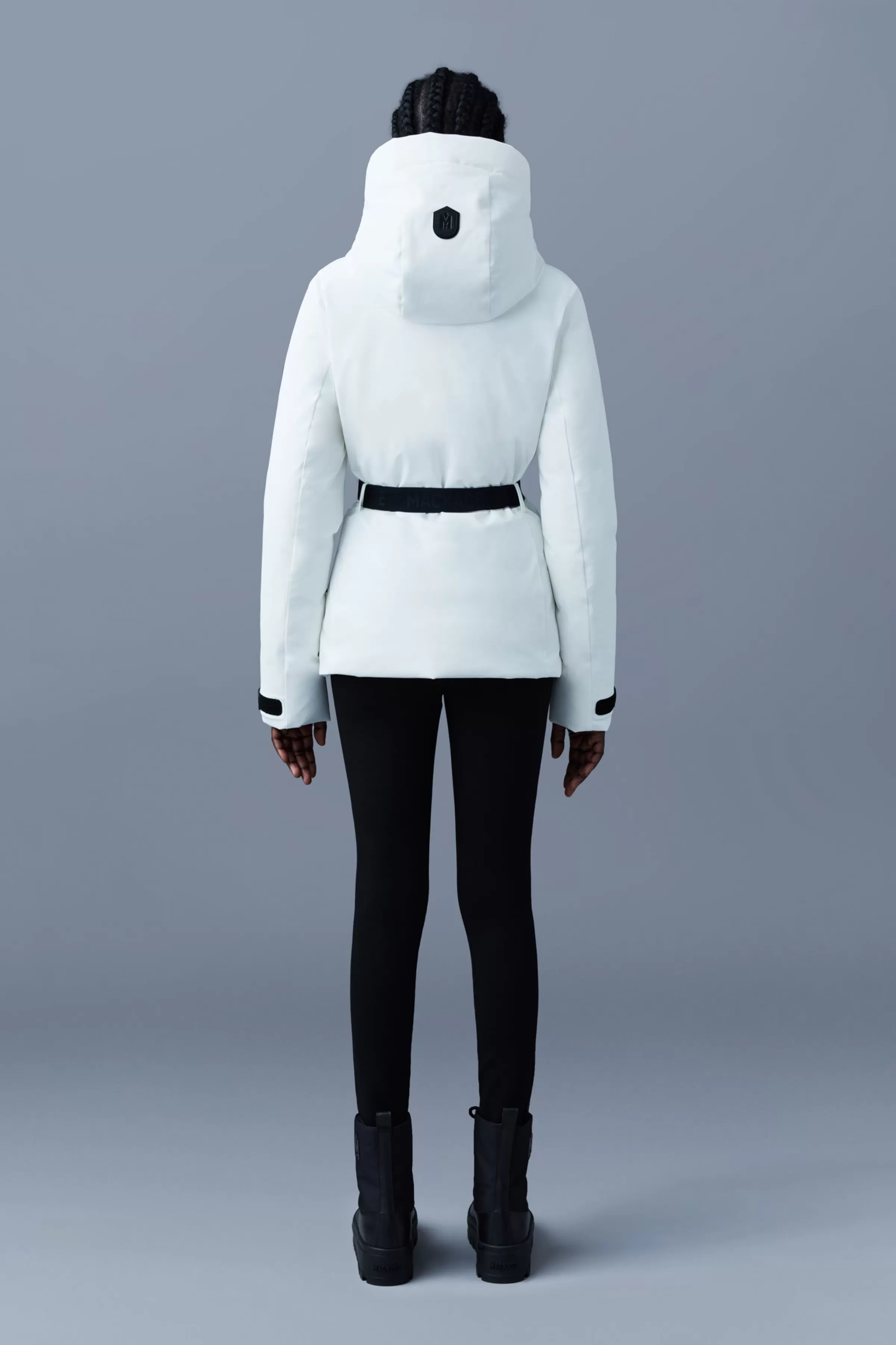 Krystal, Agile-360 Belted Down Ski Jacket With Hood For Ladies | ® US | Mackage Cheap