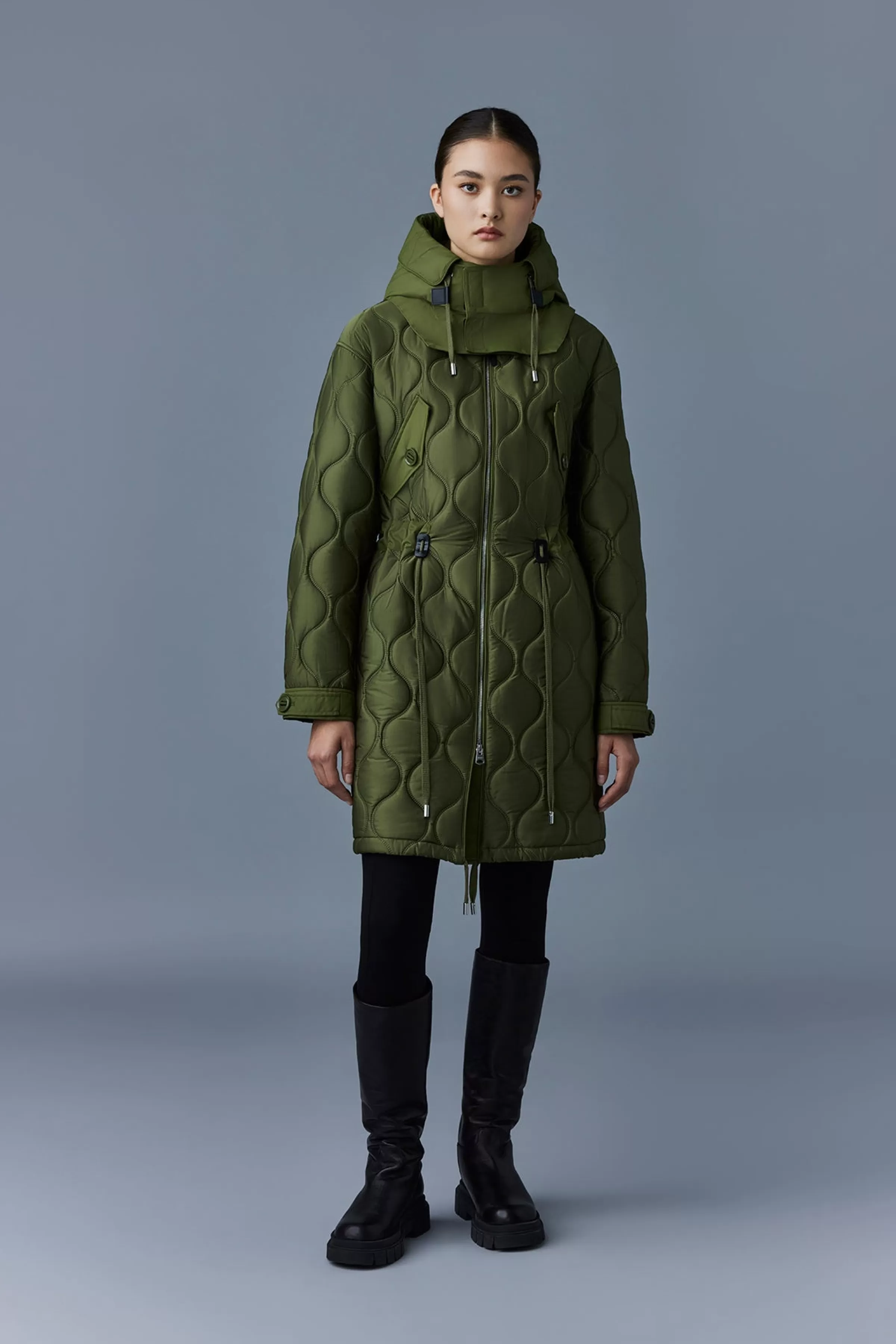 Kula, Heritage Quilted Long Coat For Ladies | ® US | Mackage Best