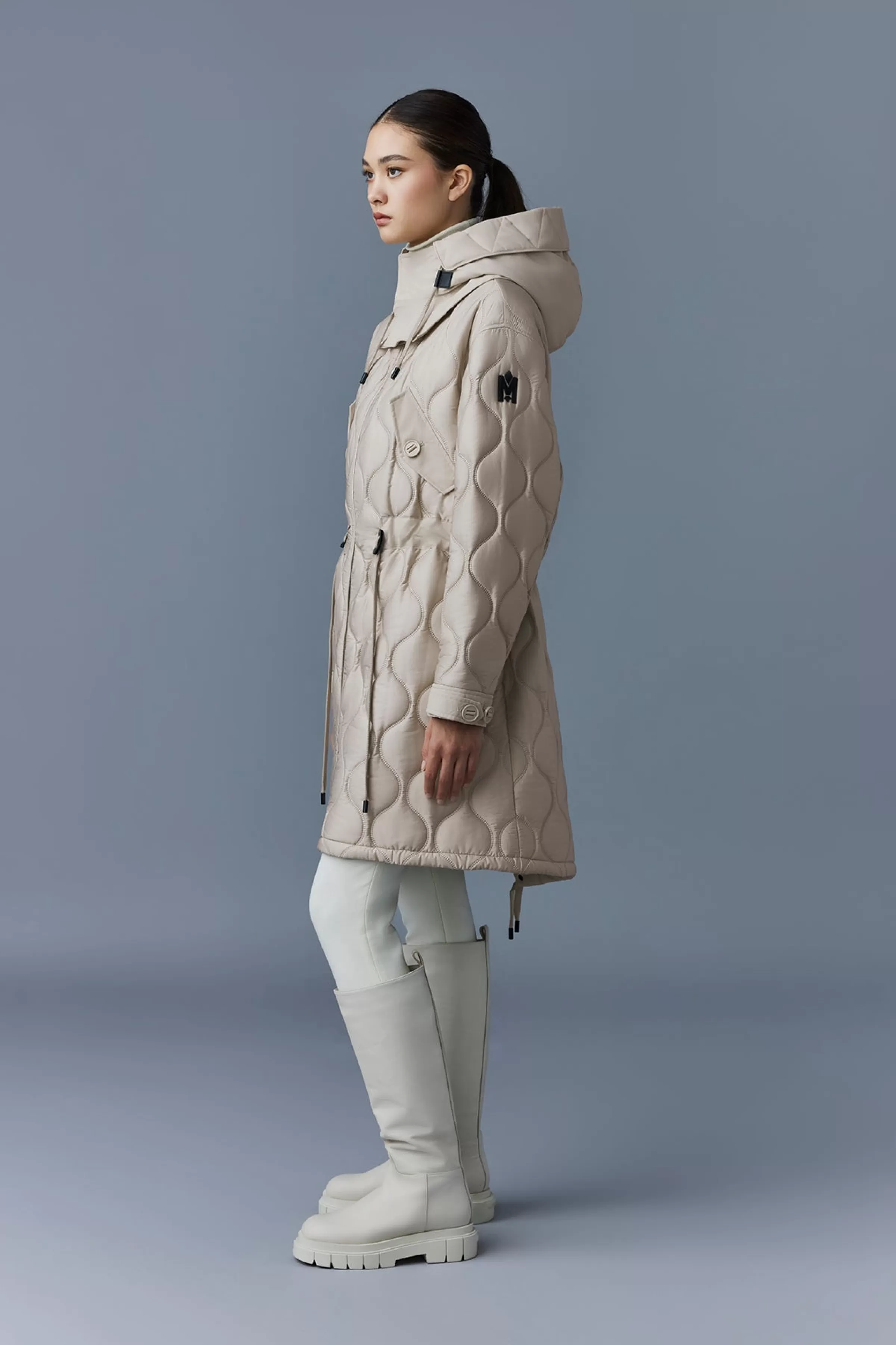 Kula, Heritage Quilted Long Coat For Ladies | ® US | Mackage Best