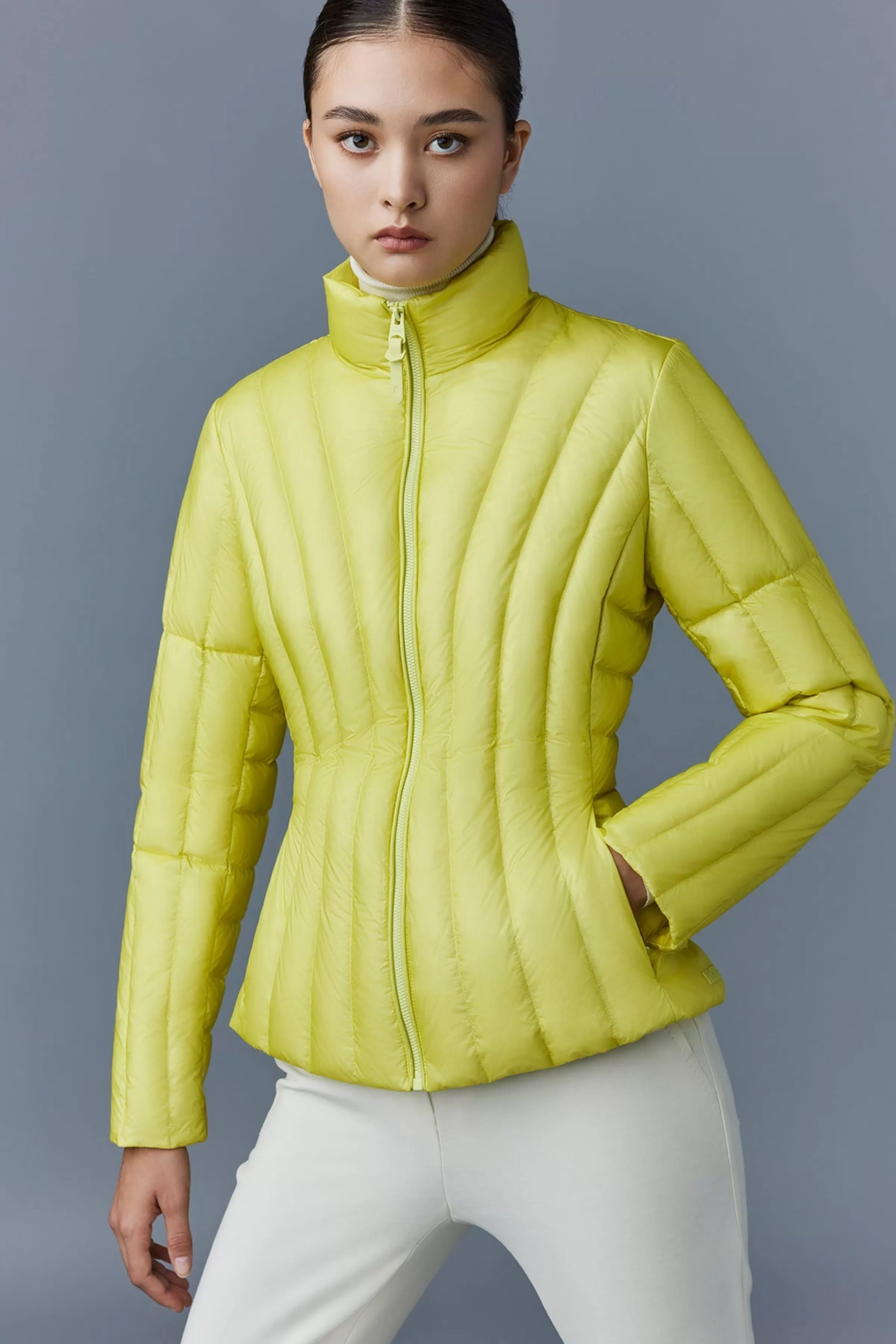 Lany, Light Down Vertical Quilted Jacket For Ladies | ® US | Mackage Best