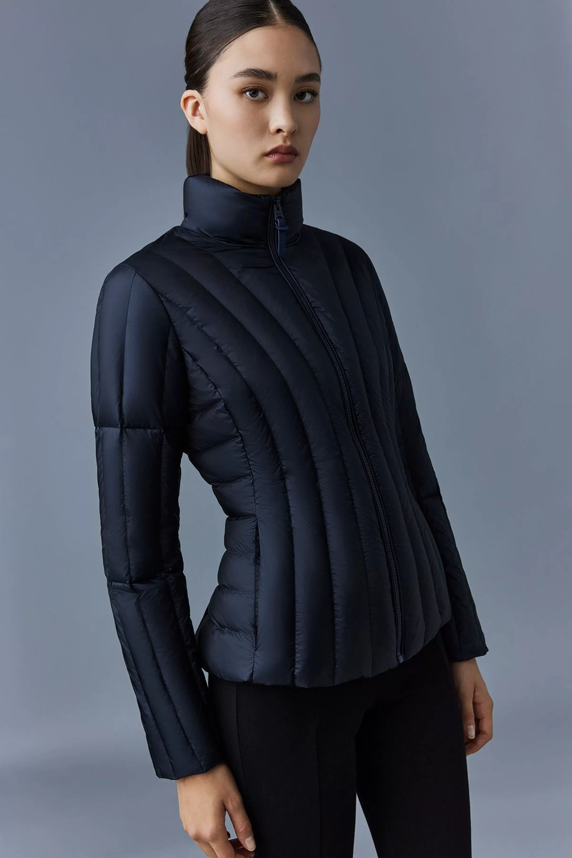 Lany, Light Down Vertical Quilted Jacket For Ladies | ® US | Mackage Best