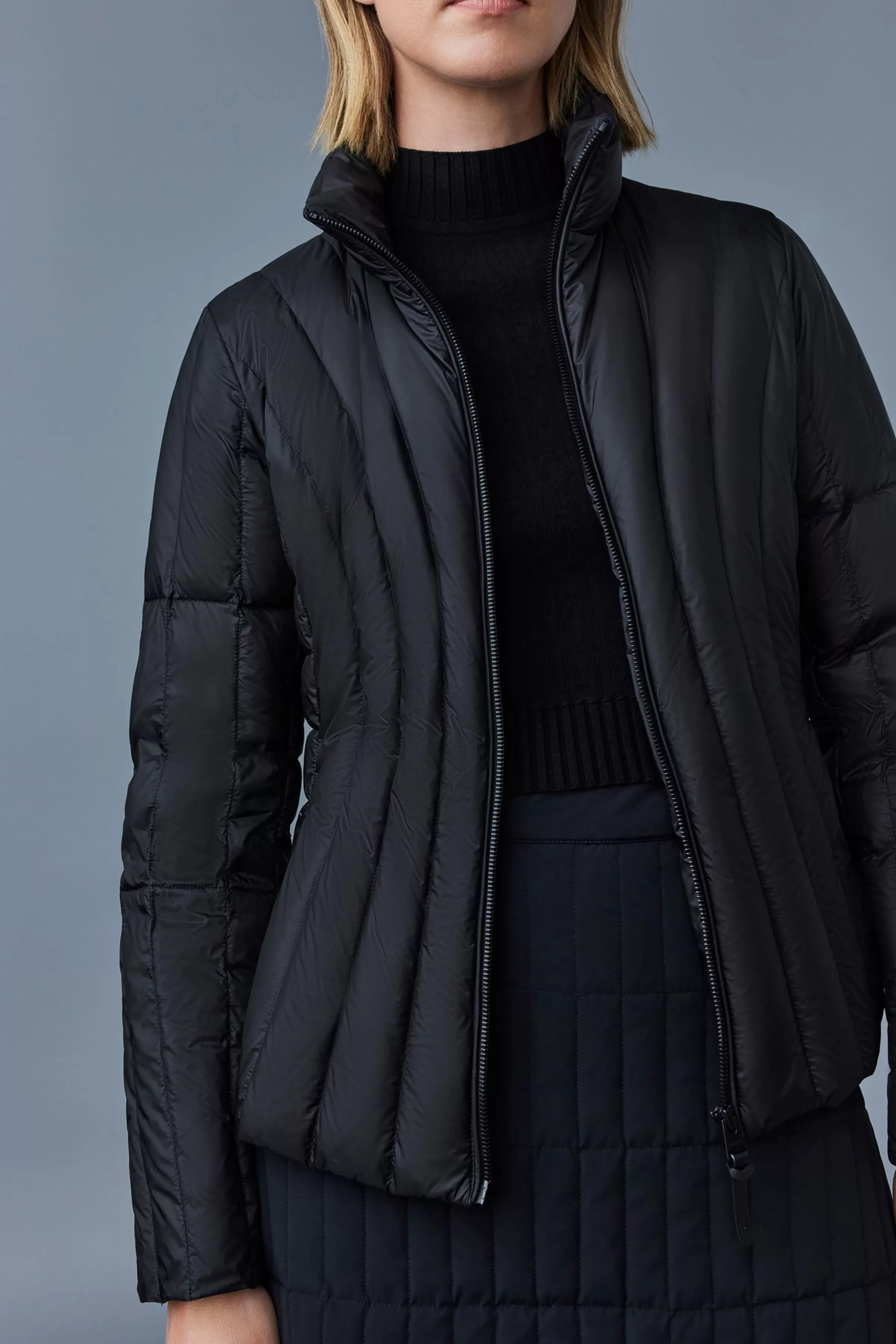 Lany, Light Down Vertical Quilted Jacket For Ladies | ® US | Mackage Best