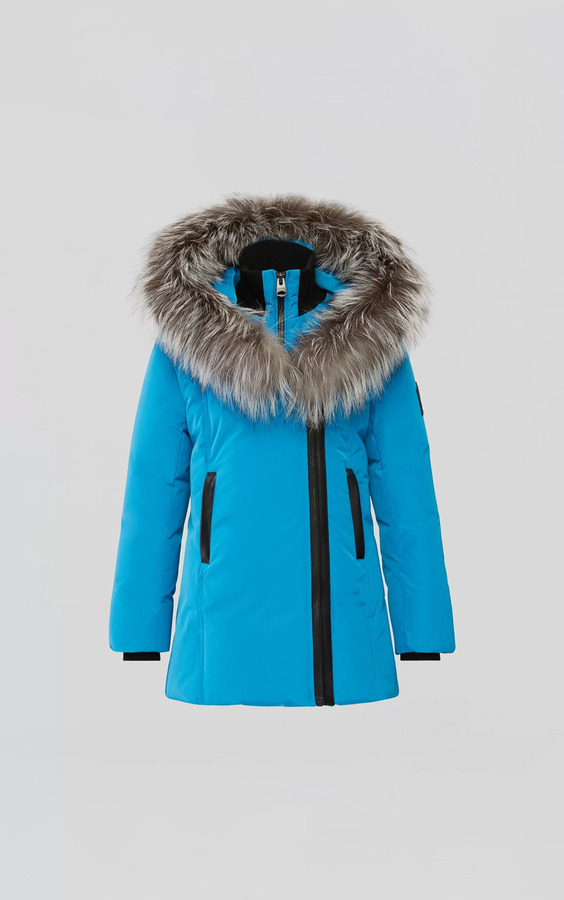 Leelee, Down Coat With Removable Silver Fox Signature Collar For Kids (8-14 Years) | ® US | Mackage Fashion