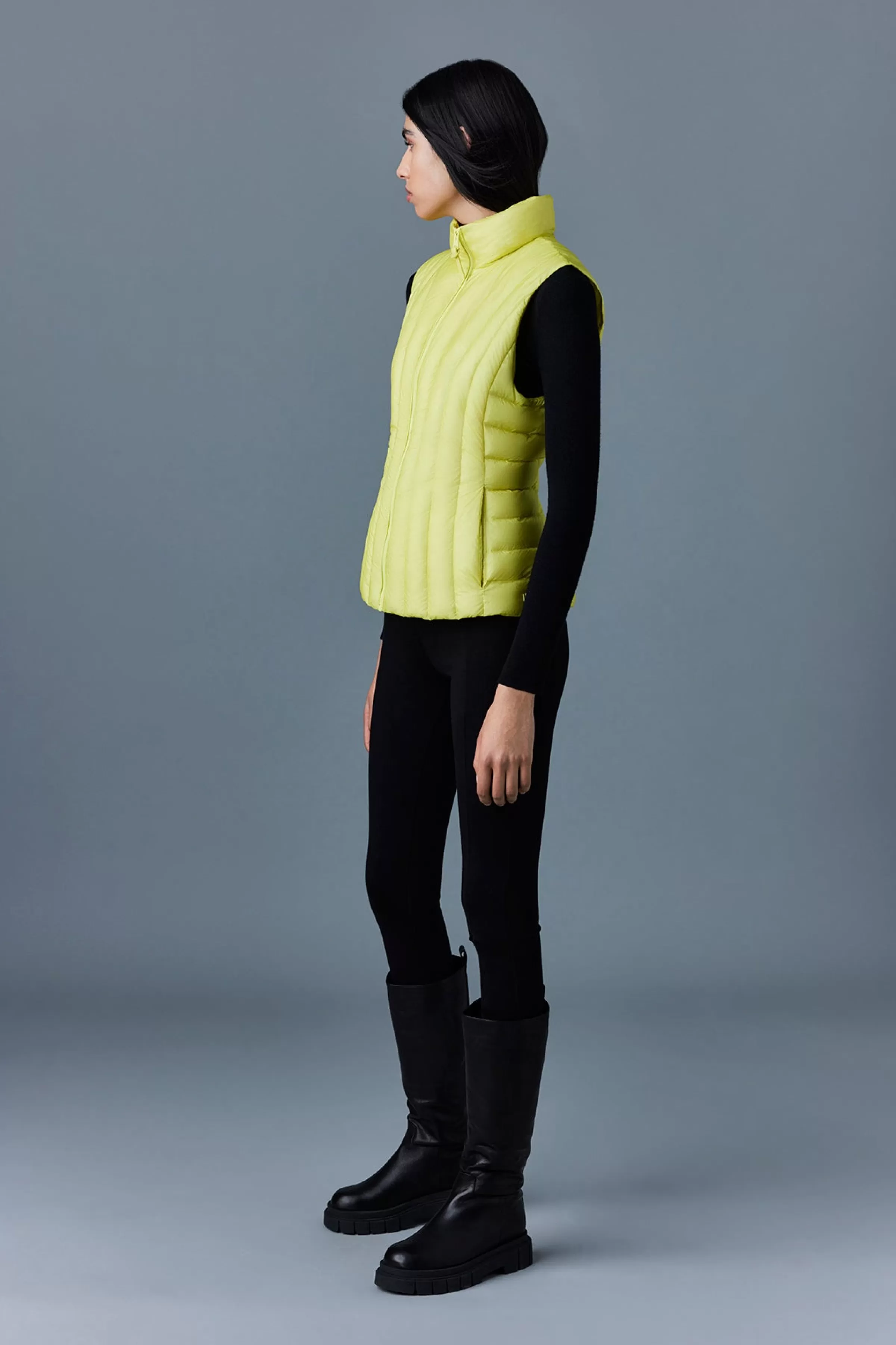 Lilyan, Light Down Vertical Quilted Vest For Ladies | ® US | Mackage New