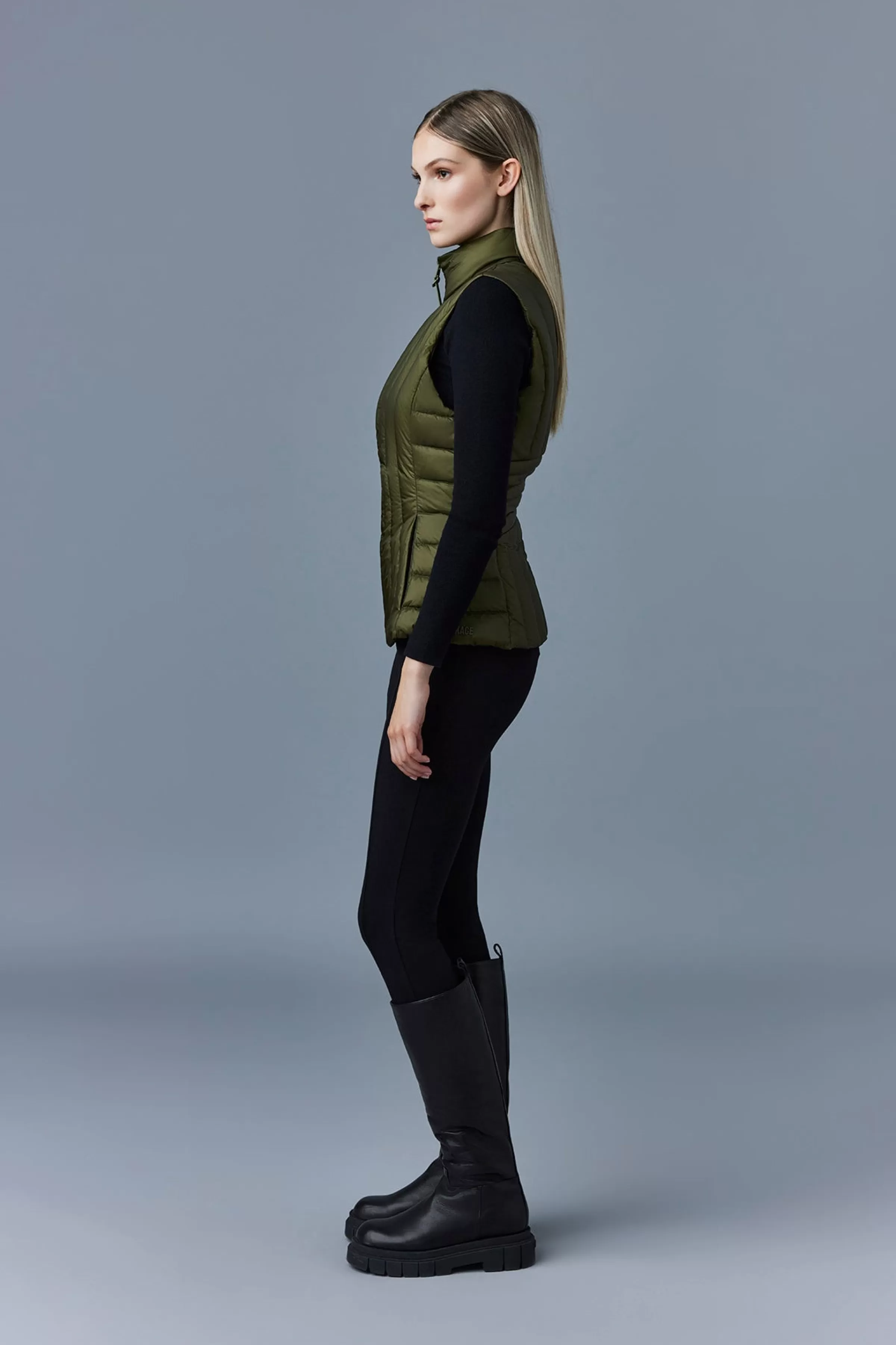Lilyan, Light Down Vertical Quilted Vest For Ladies | ® US | Mackage New