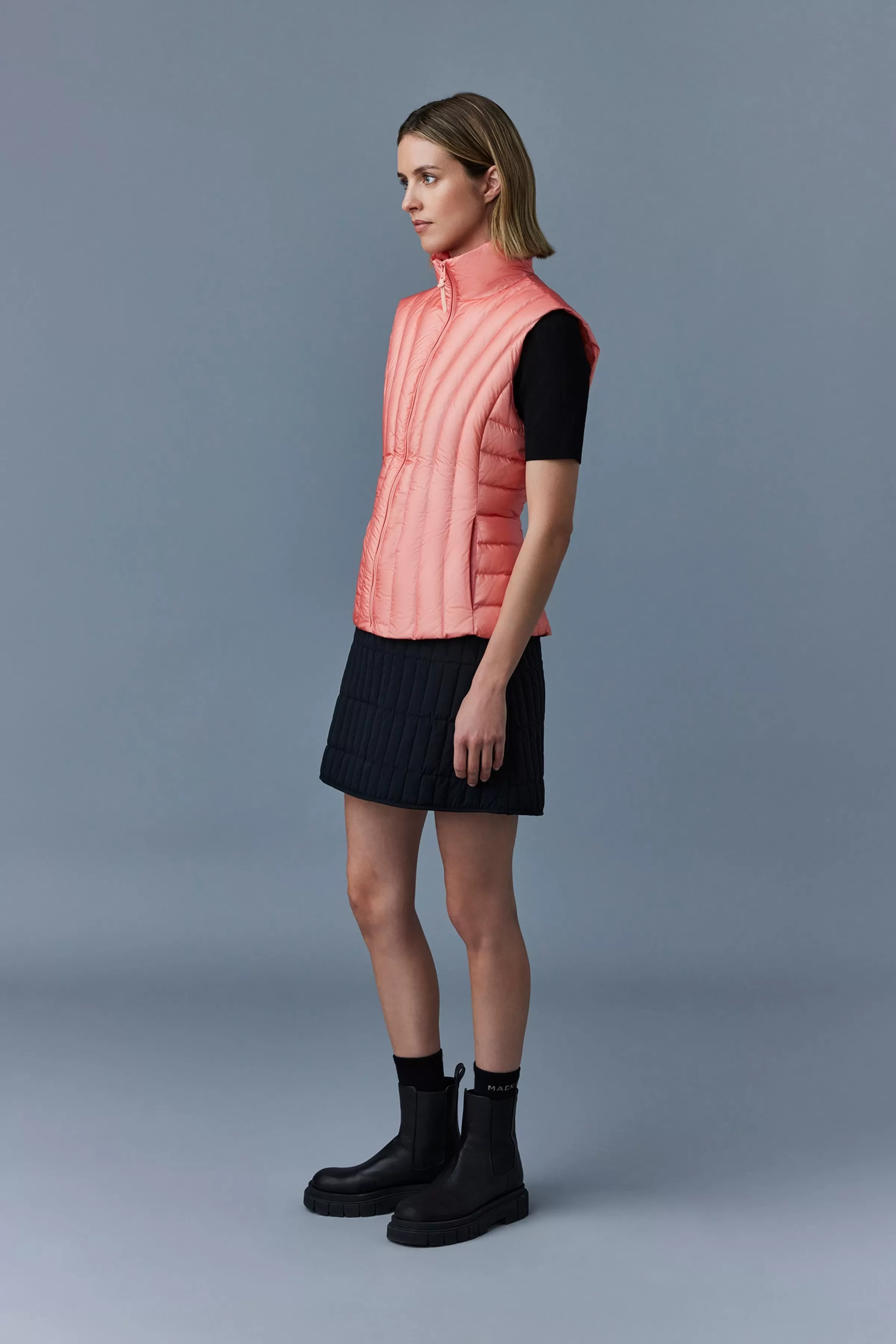 Lilyan, Light Down Vertical Quilted Vest For Ladies | ® US | Mackage New