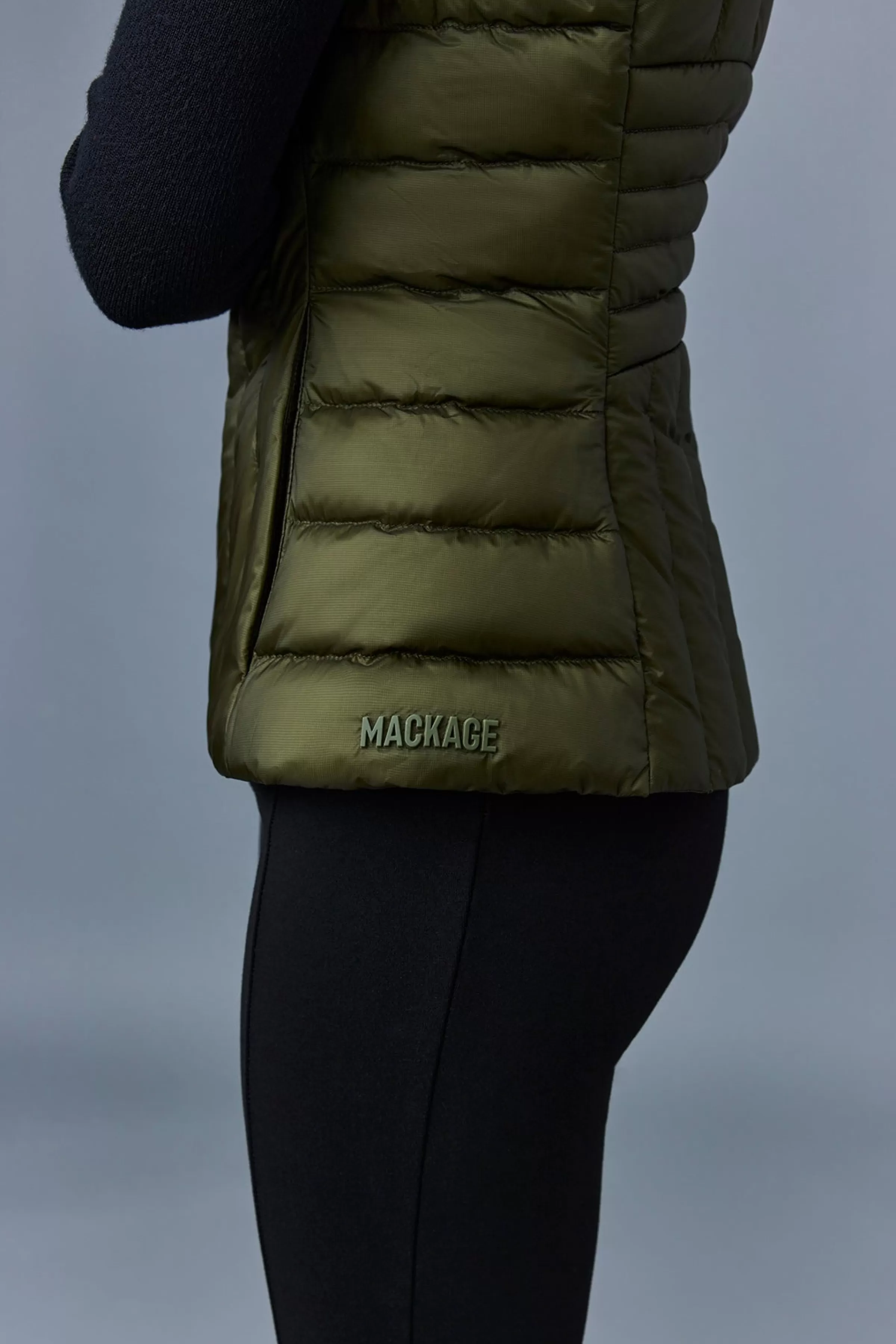 Lilyan, Light Down Vertical Quilted Vest For Ladies | ® US | Mackage New