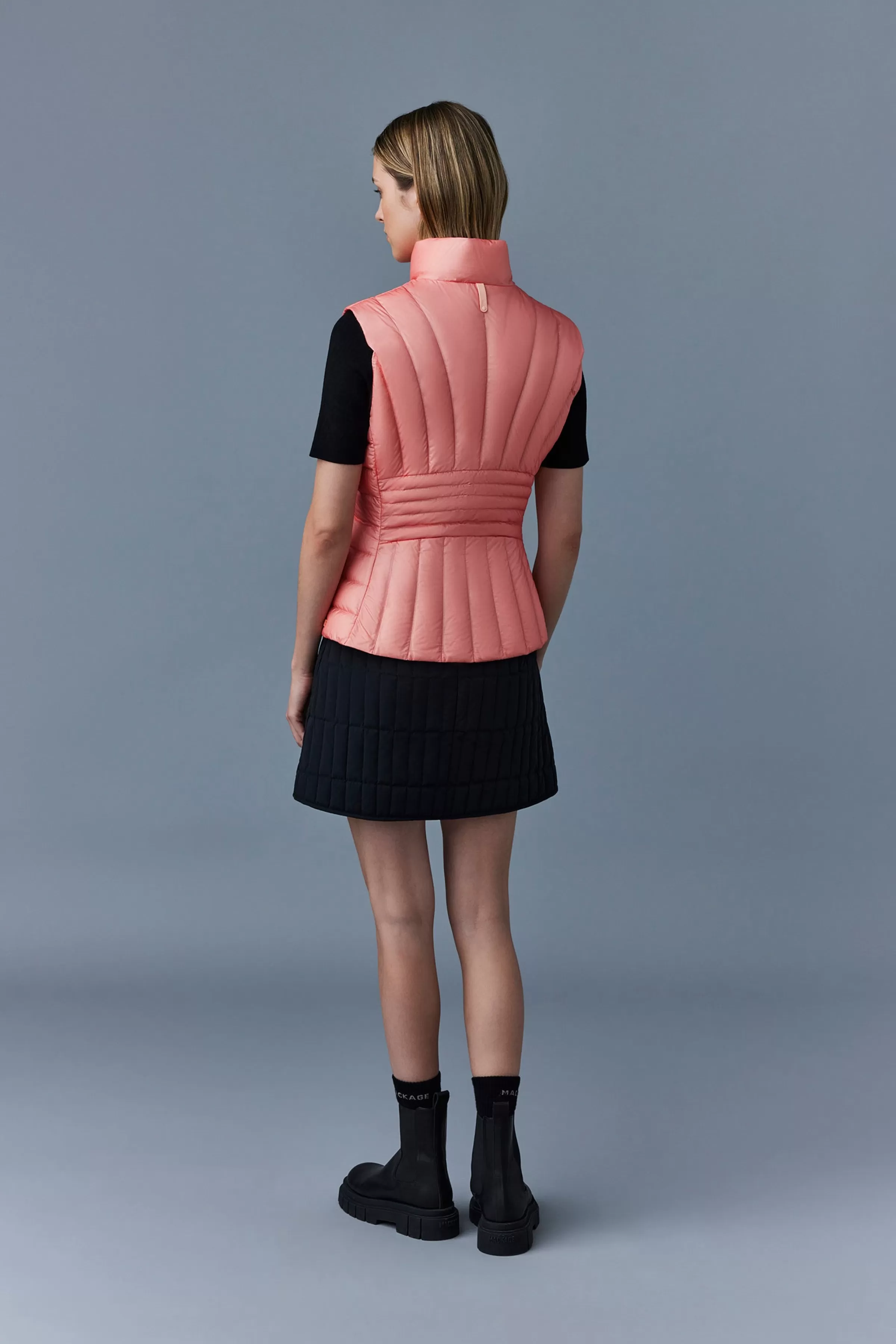 Lilyan, Light Down Vertical Quilted Vest For Ladies | ® US | Mackage New
