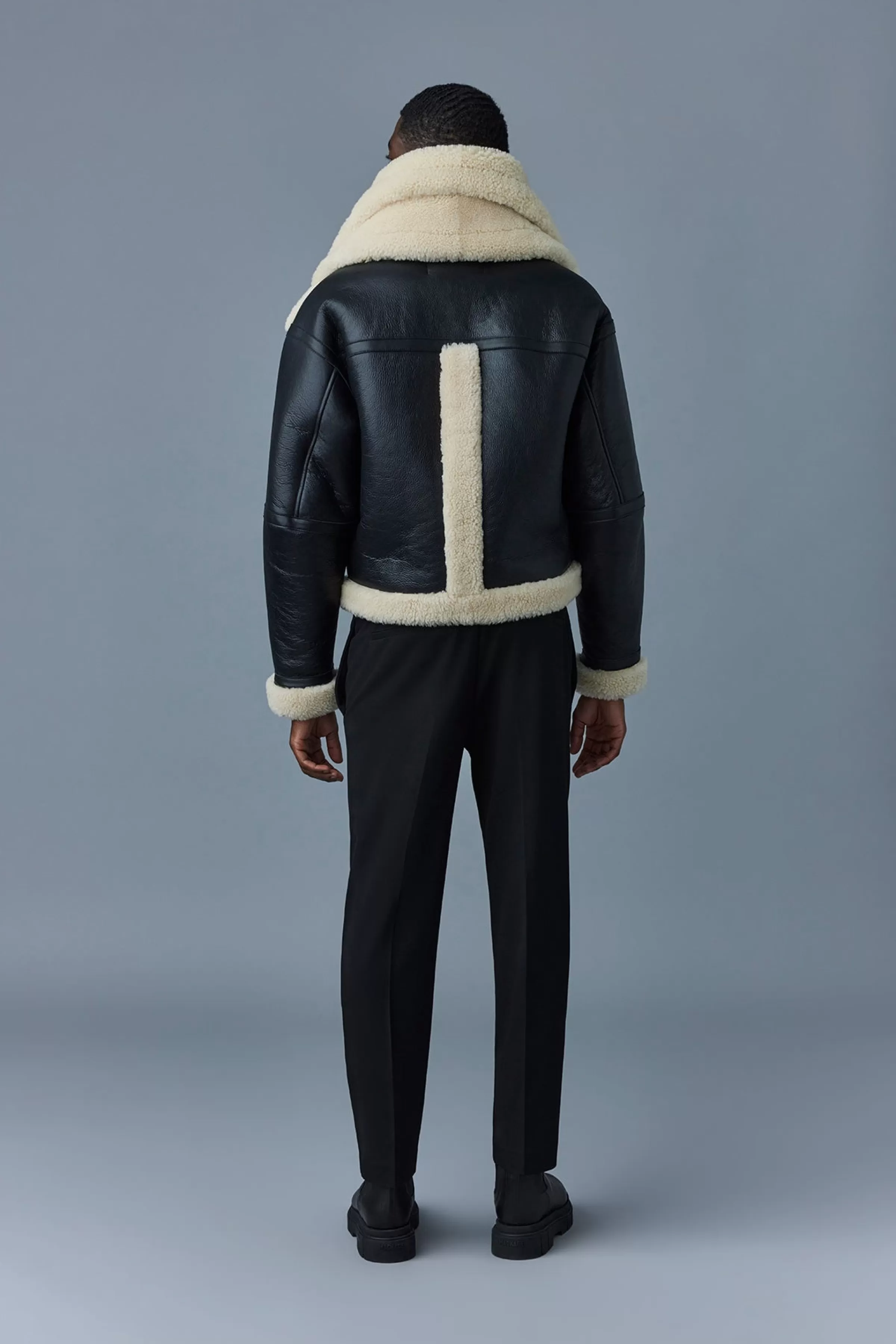 Lotte, Sheepskin Jacket With Double Collar For Men | ® US | Mackage Cheap