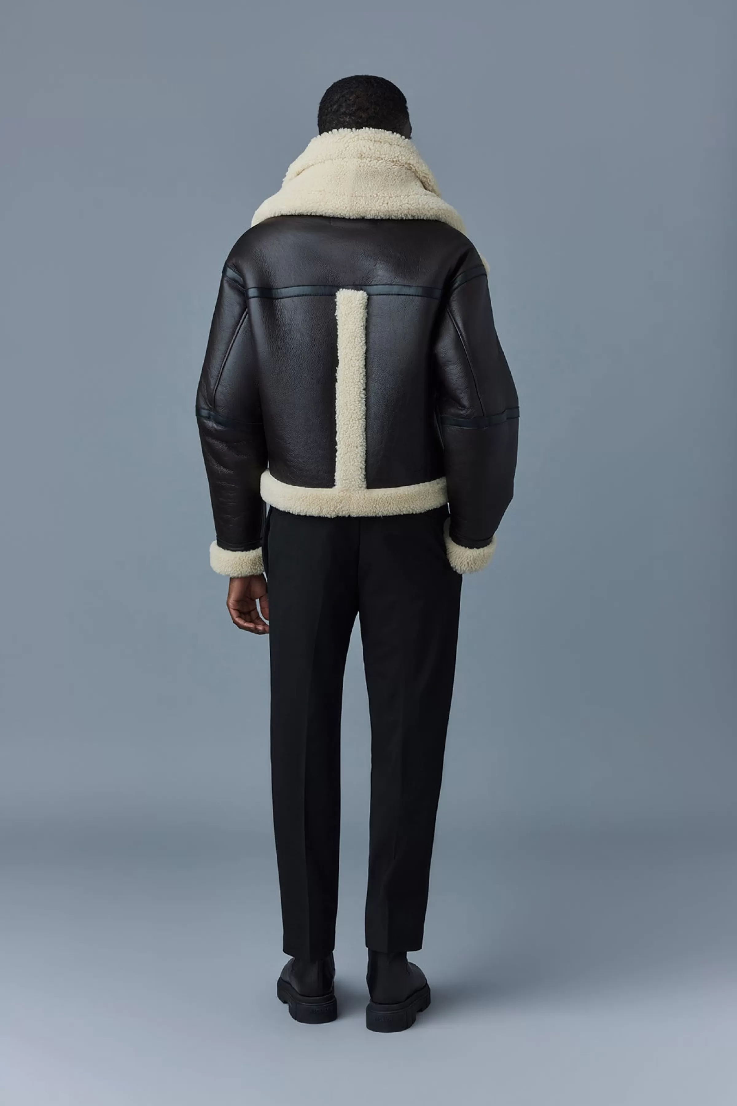 Lotte, Sheepskin Jacket With Double Collar For Men | ® US | Mackage Cheap