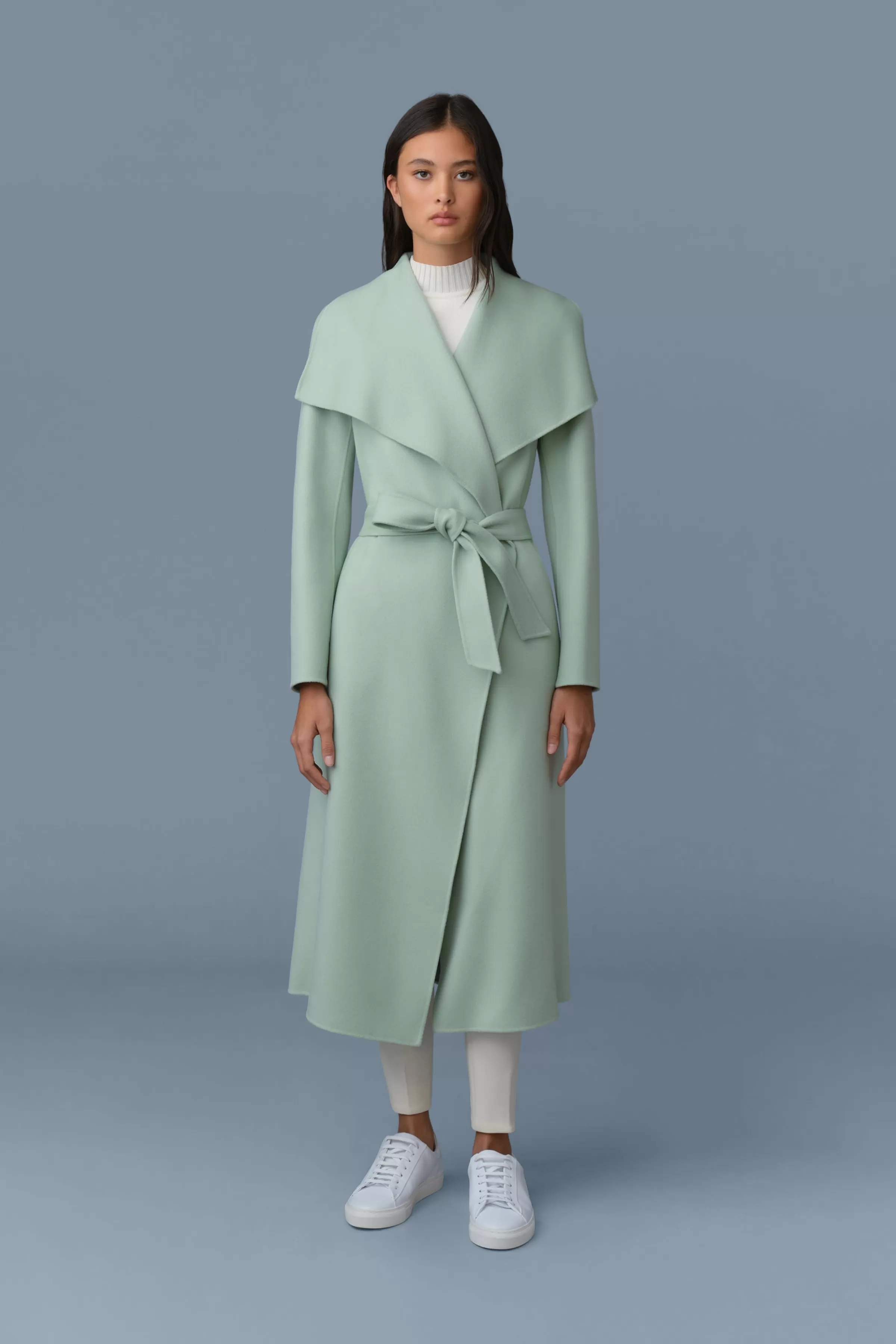 Mai, Double-face Wool Wrap Coat For Ladies | ® US | Mackage Fashion