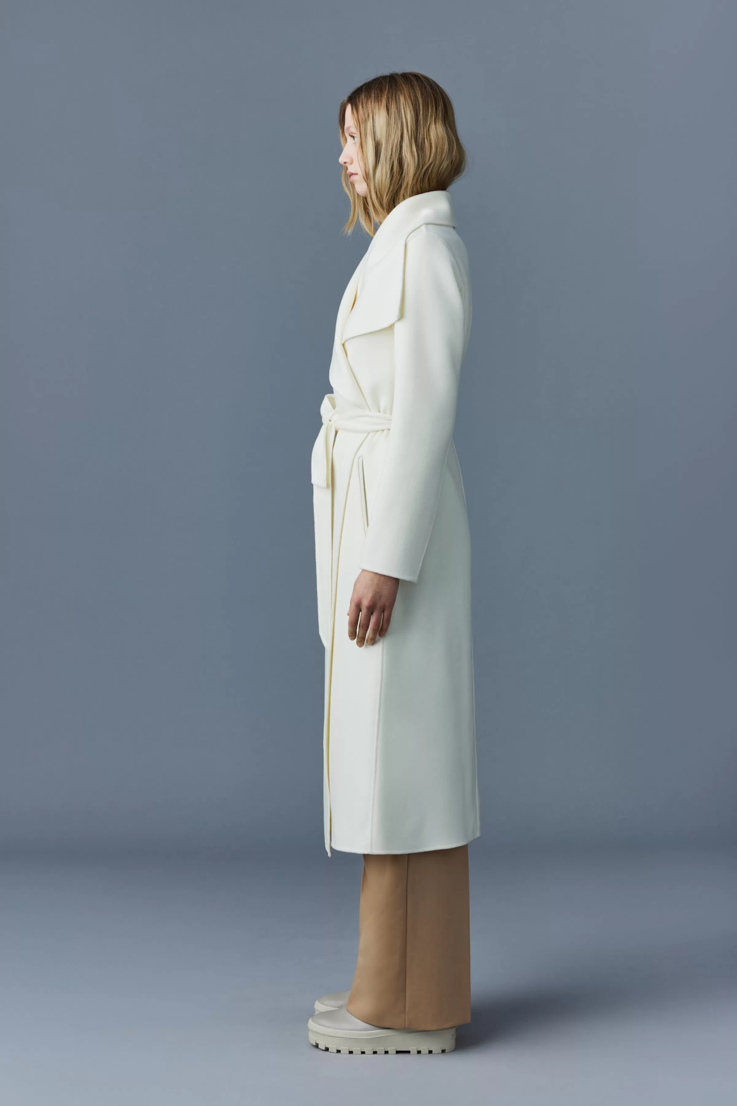 Mai, Double-face Wool Wrap Coat For Ladies | ® US | Mackage Fashion