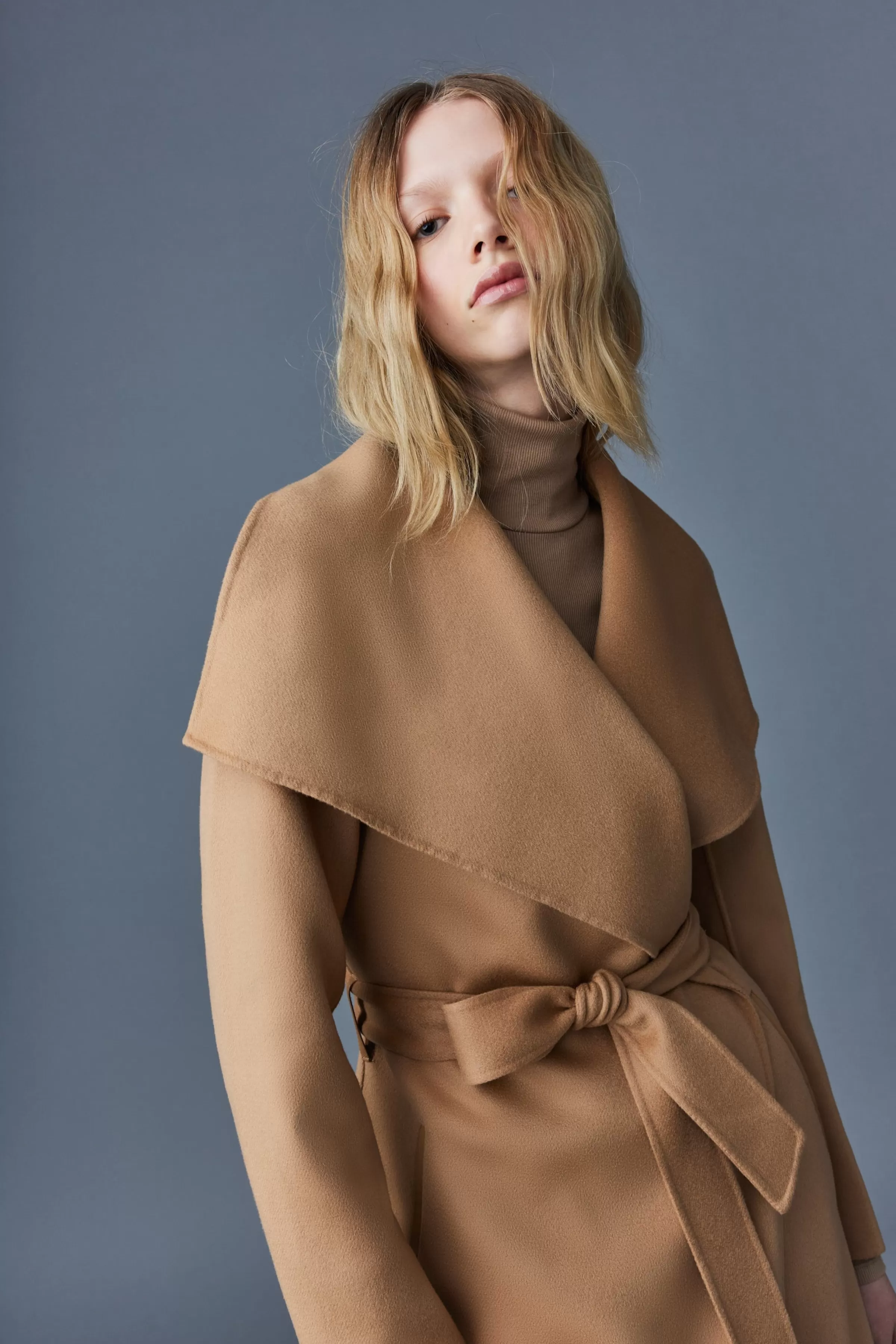 Mai, Double-face Wool Wrap Coat For Ladies | ® US | Mackage Fashion