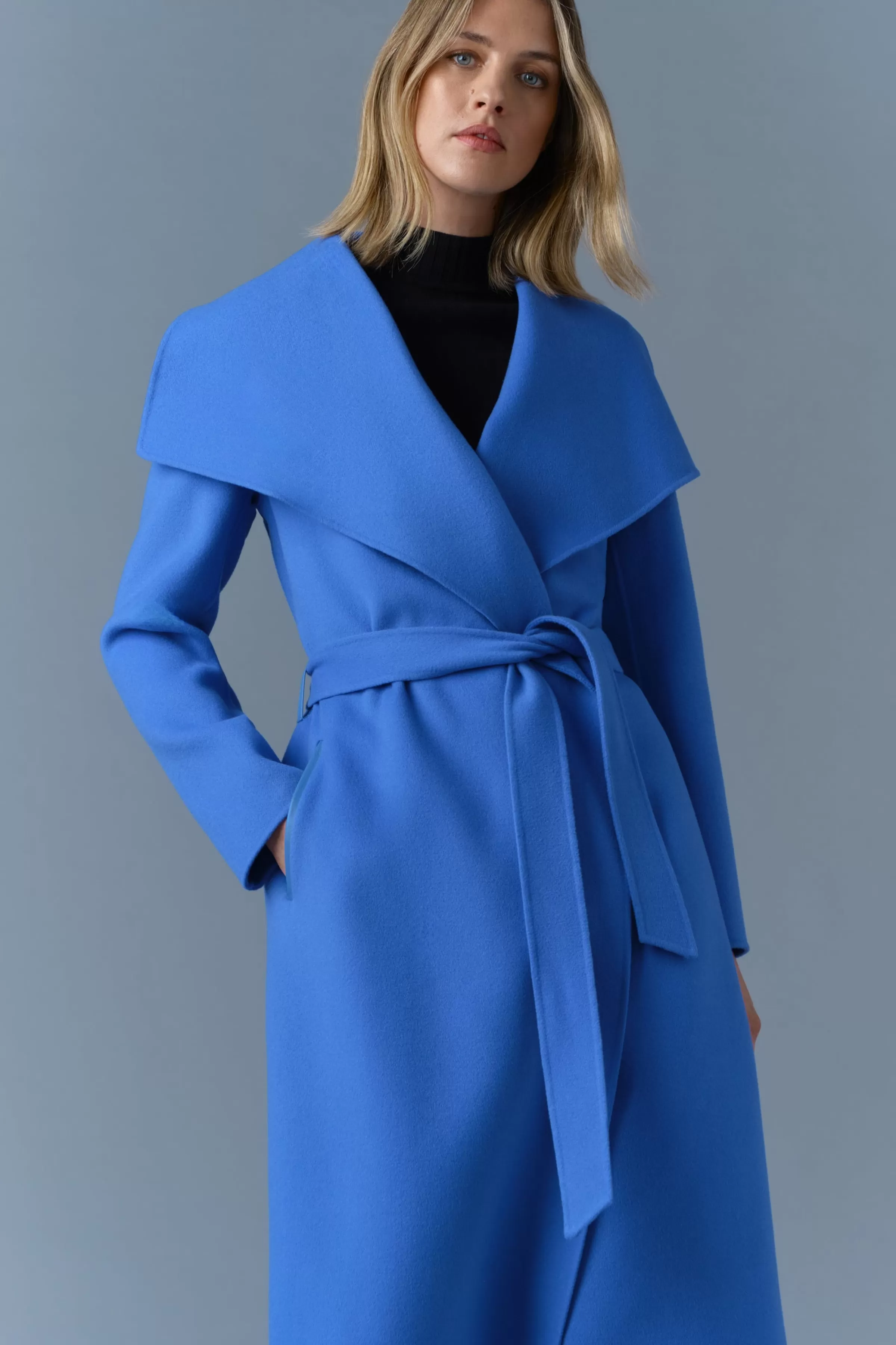Mai, Double-face Wool Wrap Coat For Ladies | ® US | Mackage Fashion