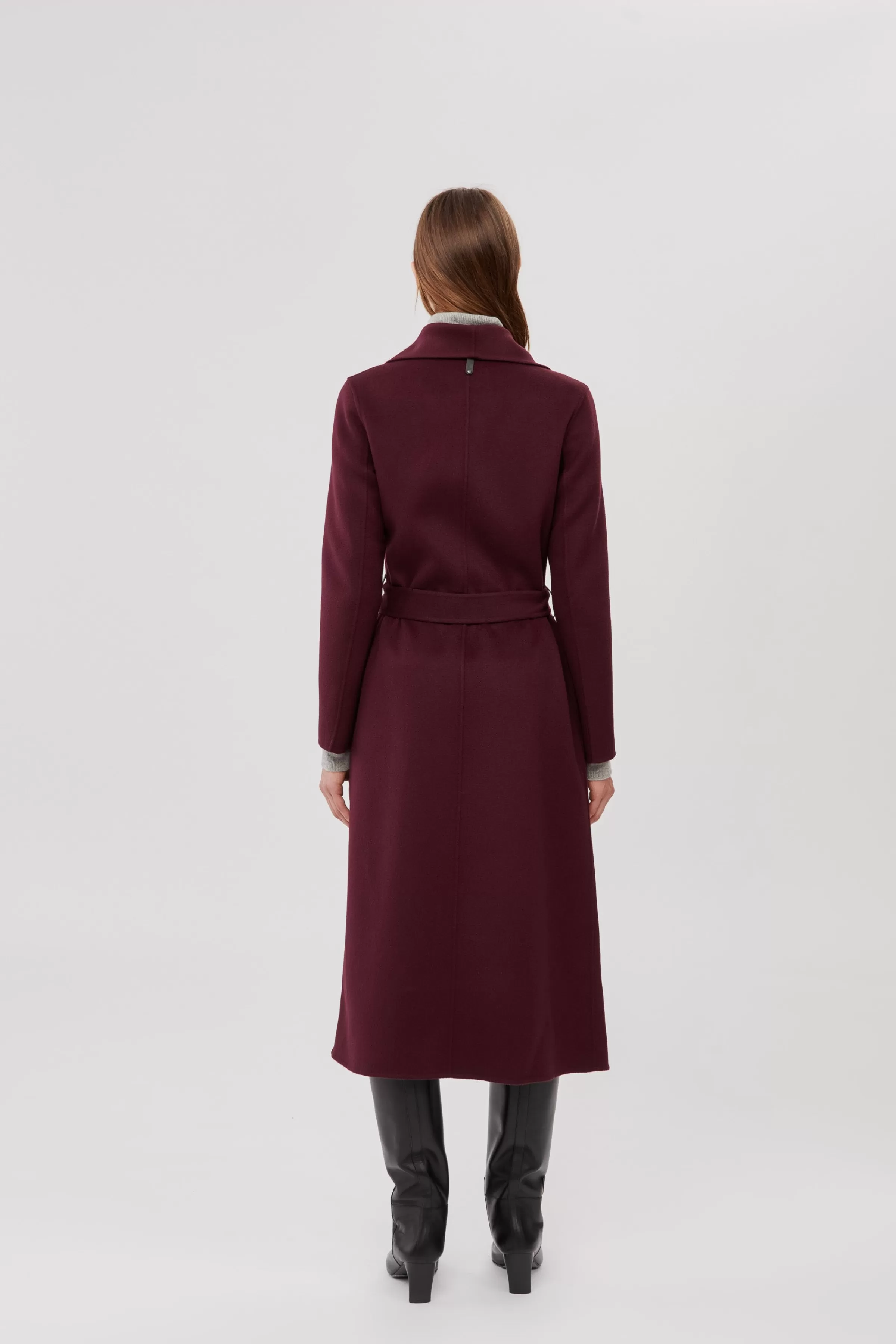 Mai, Double-face Wool Wrap Coat For Ladies | ® US | Mackage Outlet
