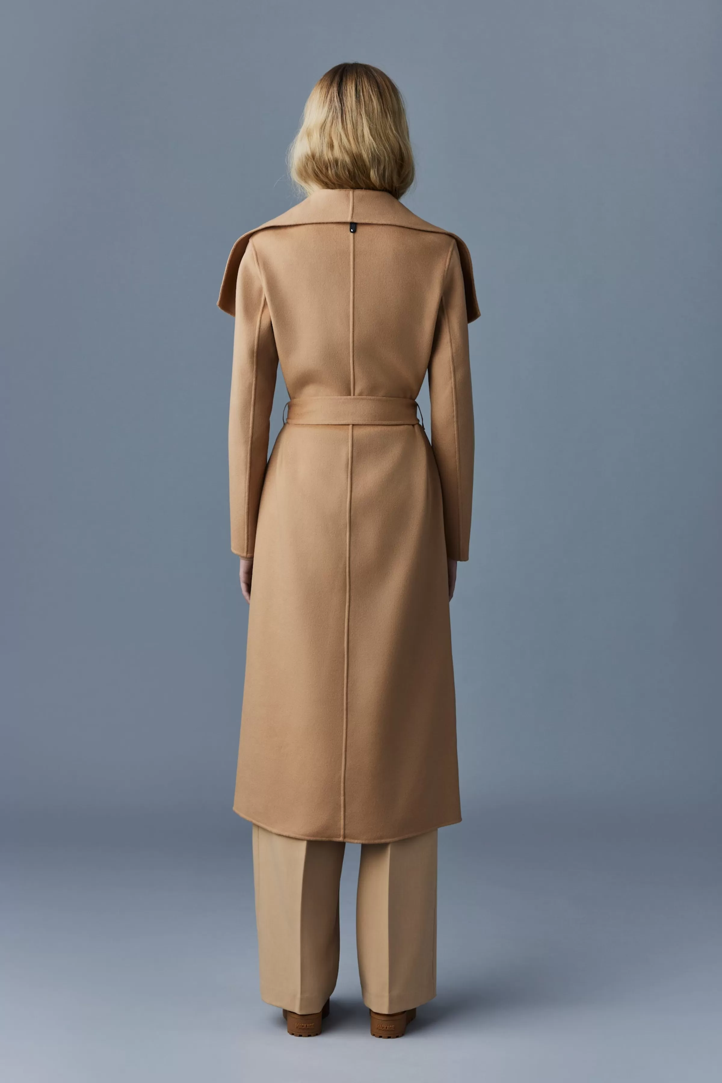Mai, Double-face Wool Wrap Coat For Ladies | ® US | Mackage Outlet