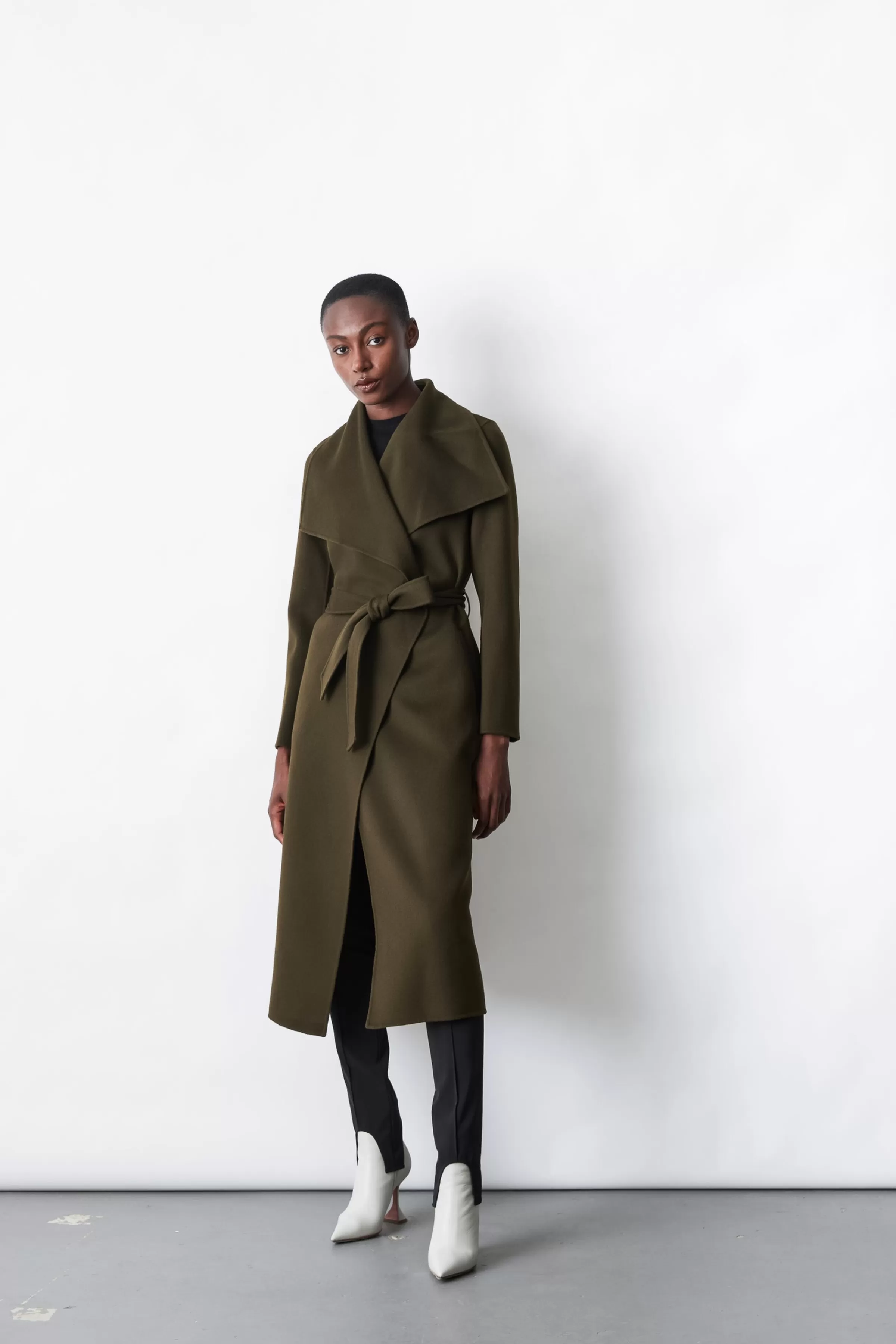 Mai, Double-face Wool Wrap Coat For Ladies | ® US | Mackage Outlet