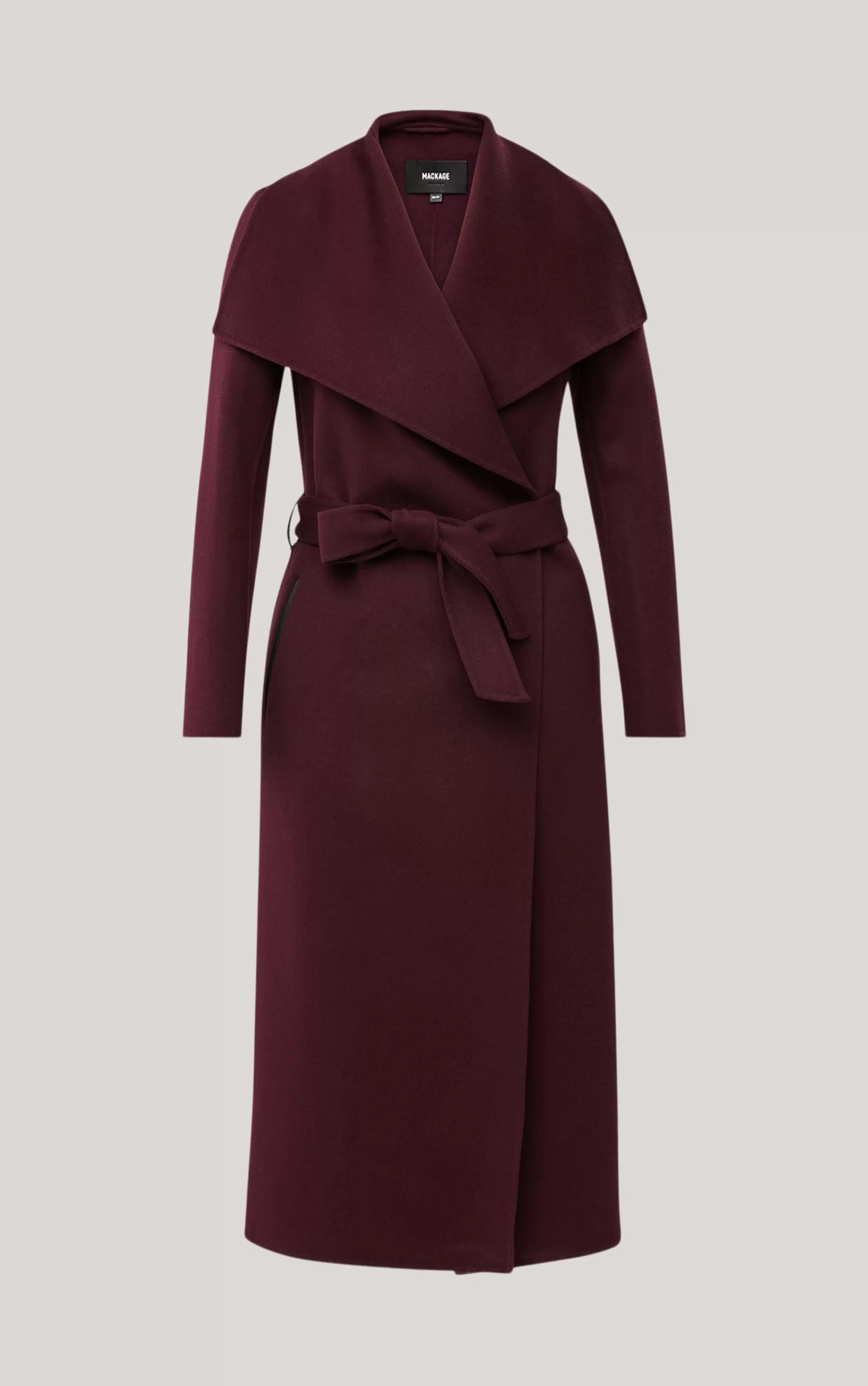 Mai, Double-face Wool Wrap Coat For Ladies | ® US | Mackage Shop