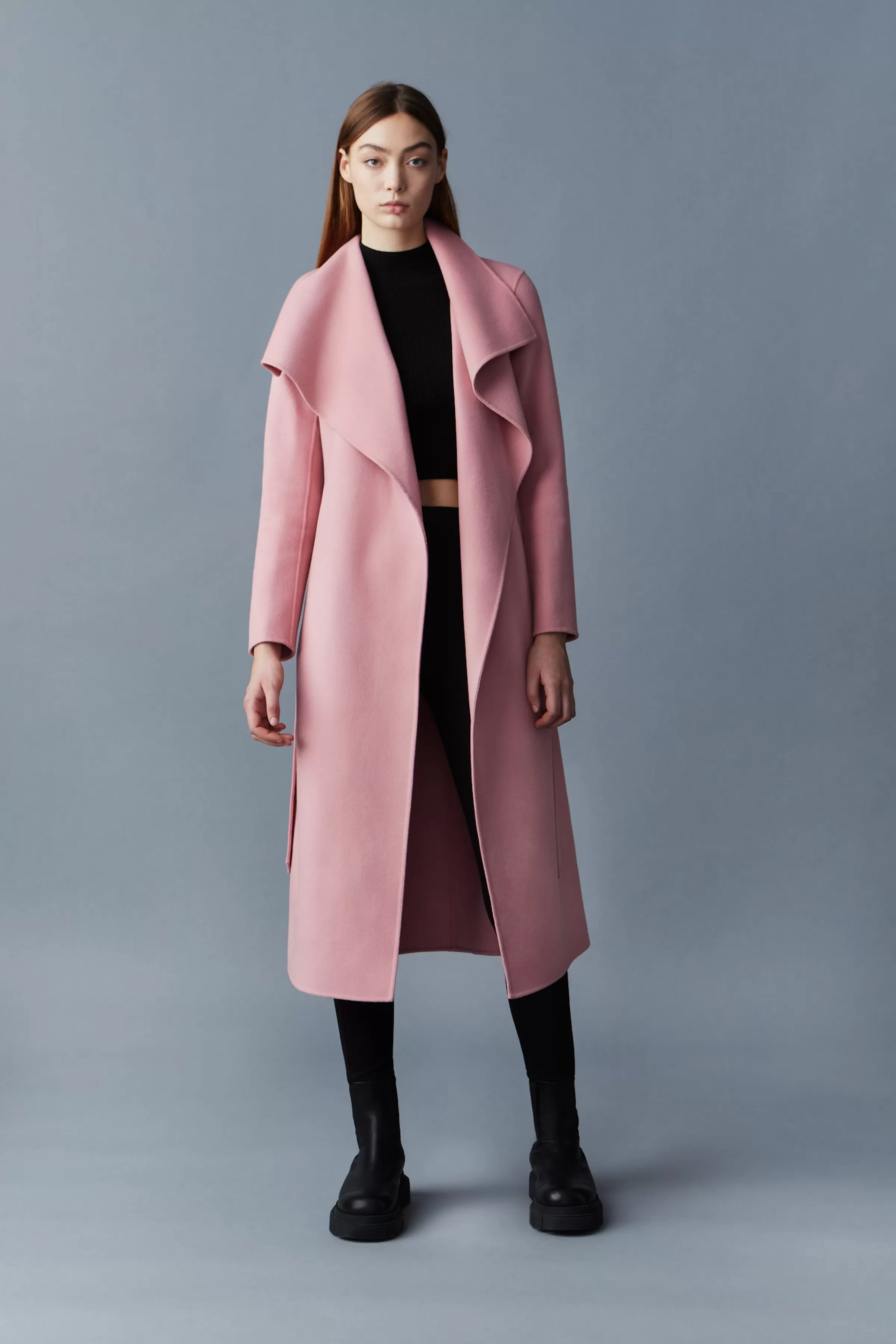 Mai, Double-face Wool Wrap Coat For Ladies | ® US | Mackage Sale
