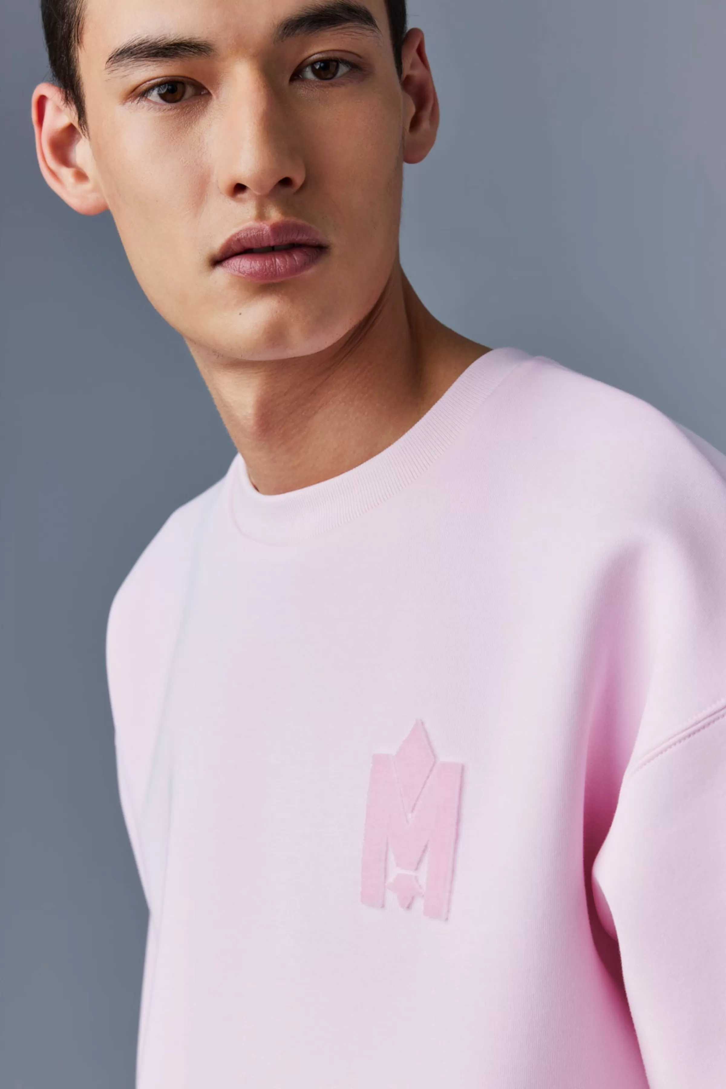 Max, Double Face Jersey Sweatshirt With Embroidered Logo For Men | ® US | Mackage Clearance