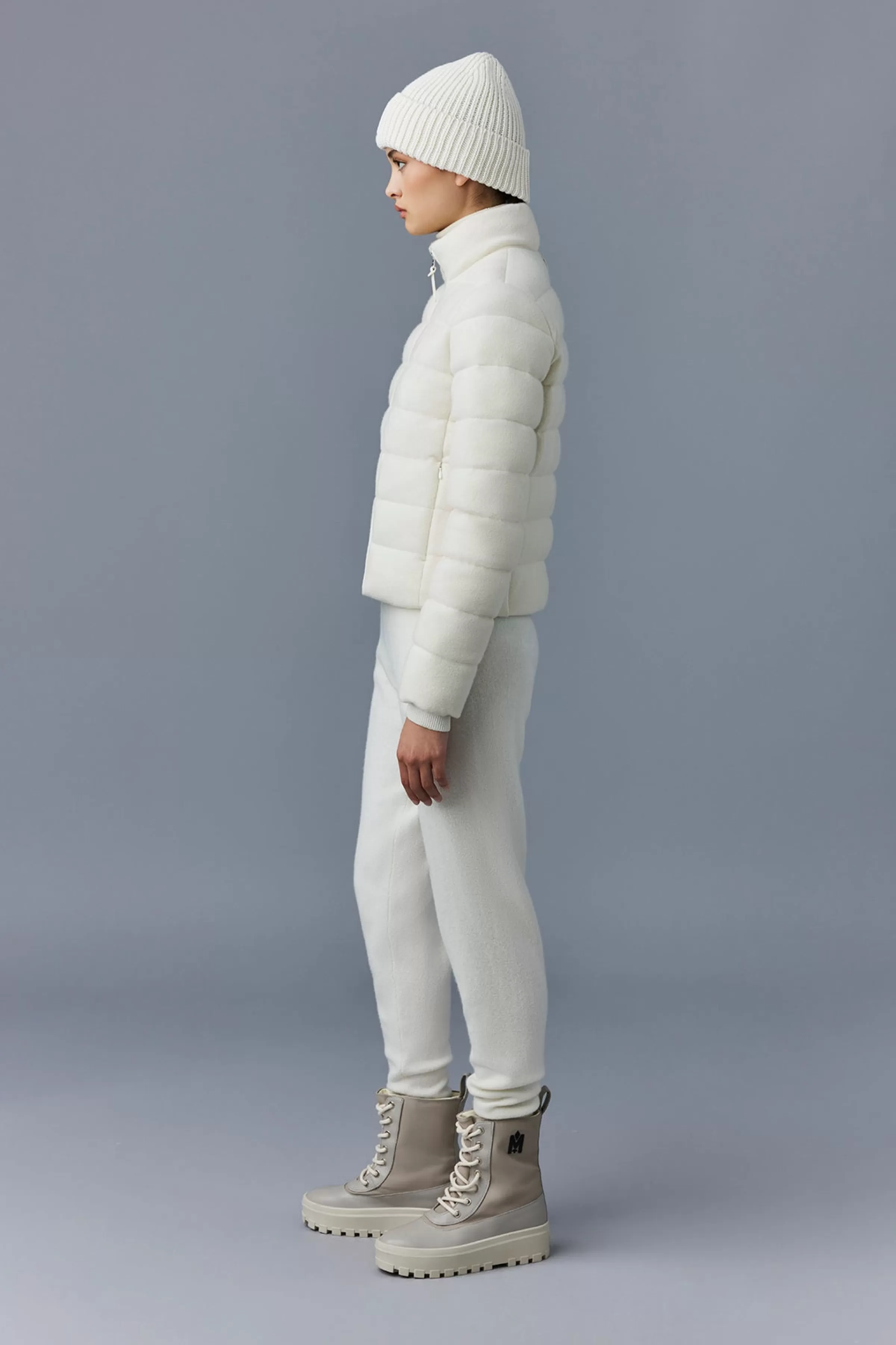 Melia, Cashmere Blend Jacket With Stand Collar For Ladies | ® US | Mackage New