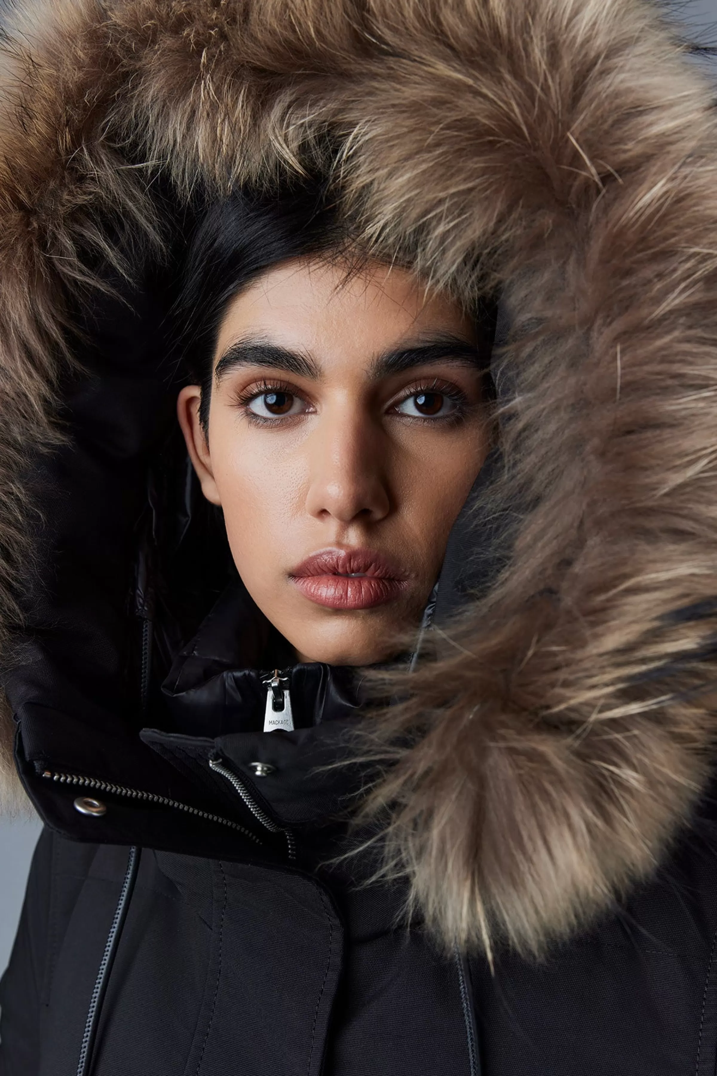 Nefi, Down Jacket With Removable Fur Trimmed Hood For Ladies | ® US | Mackage Outlet