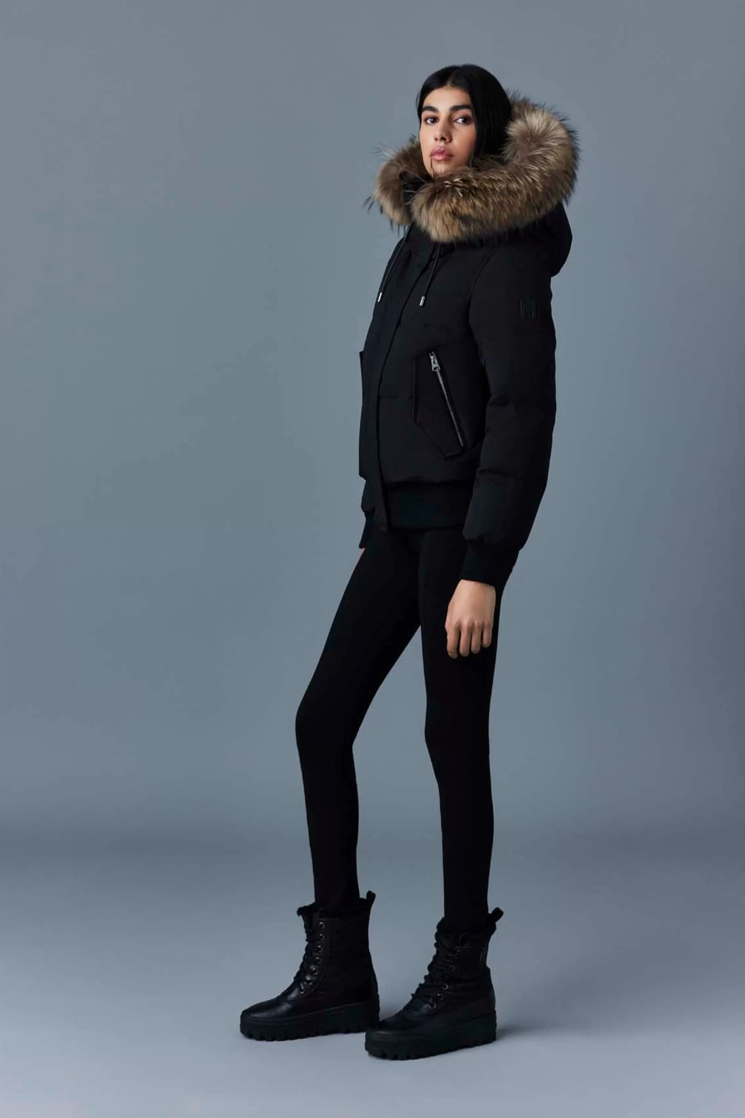 Nefi, Down Jacket With Removable Fur Trimmed Hood For Ladies | ® US | Mackage Outlet