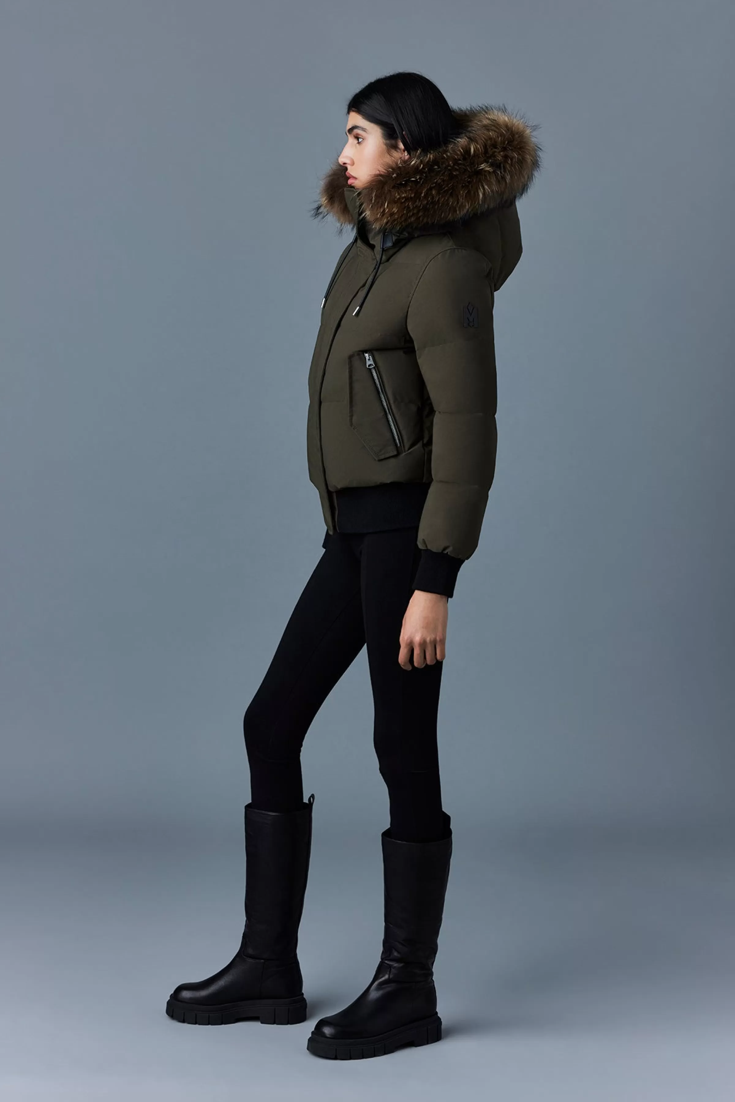 Nefi, Down Jacket With Removable Fur Trimmed Hood For Ladies | ® US | Mackage Outlet