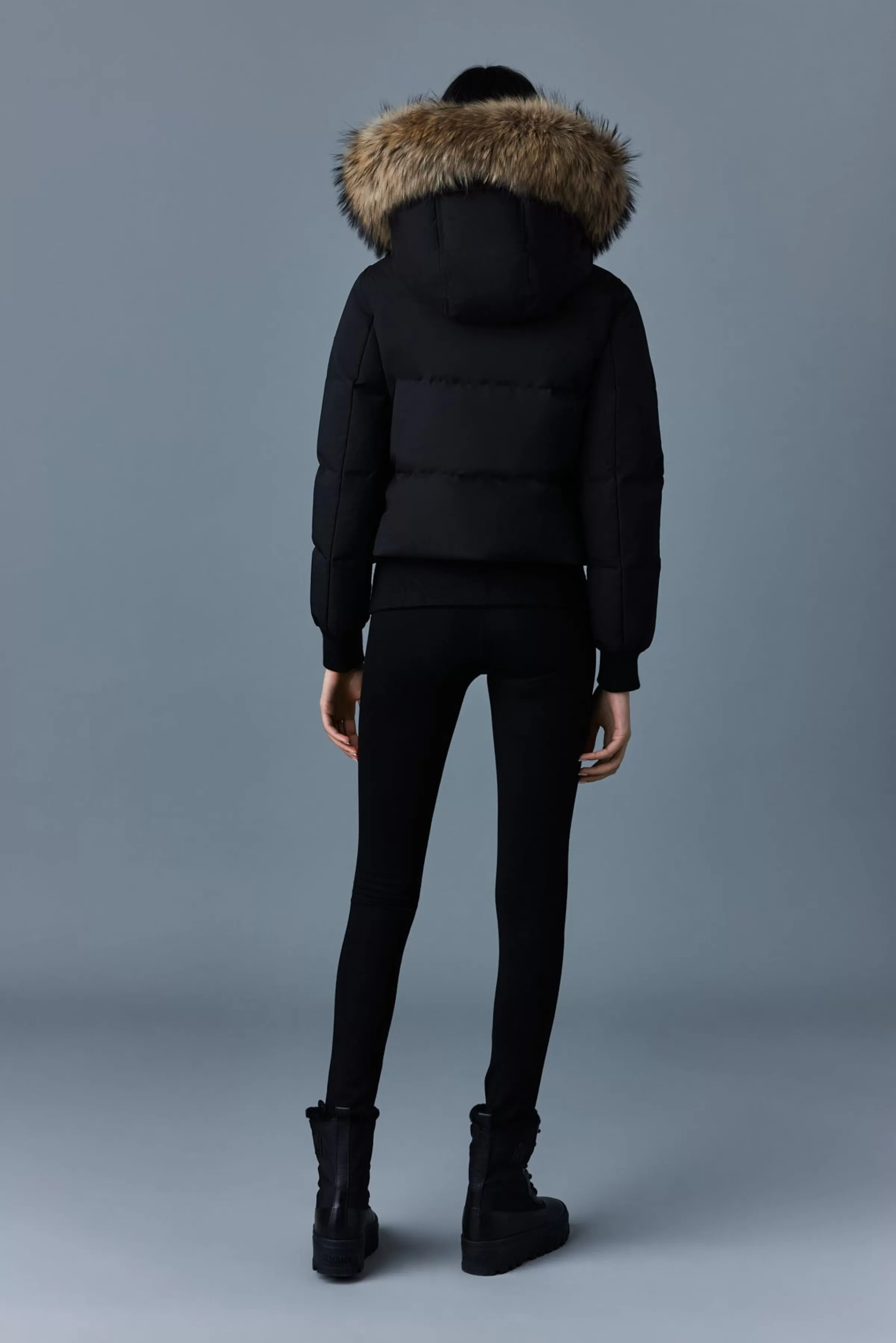 Nefi, Down Jacket With Removable Fur Trimmed Hood For Ladies | ® US | Mackage Outlet
