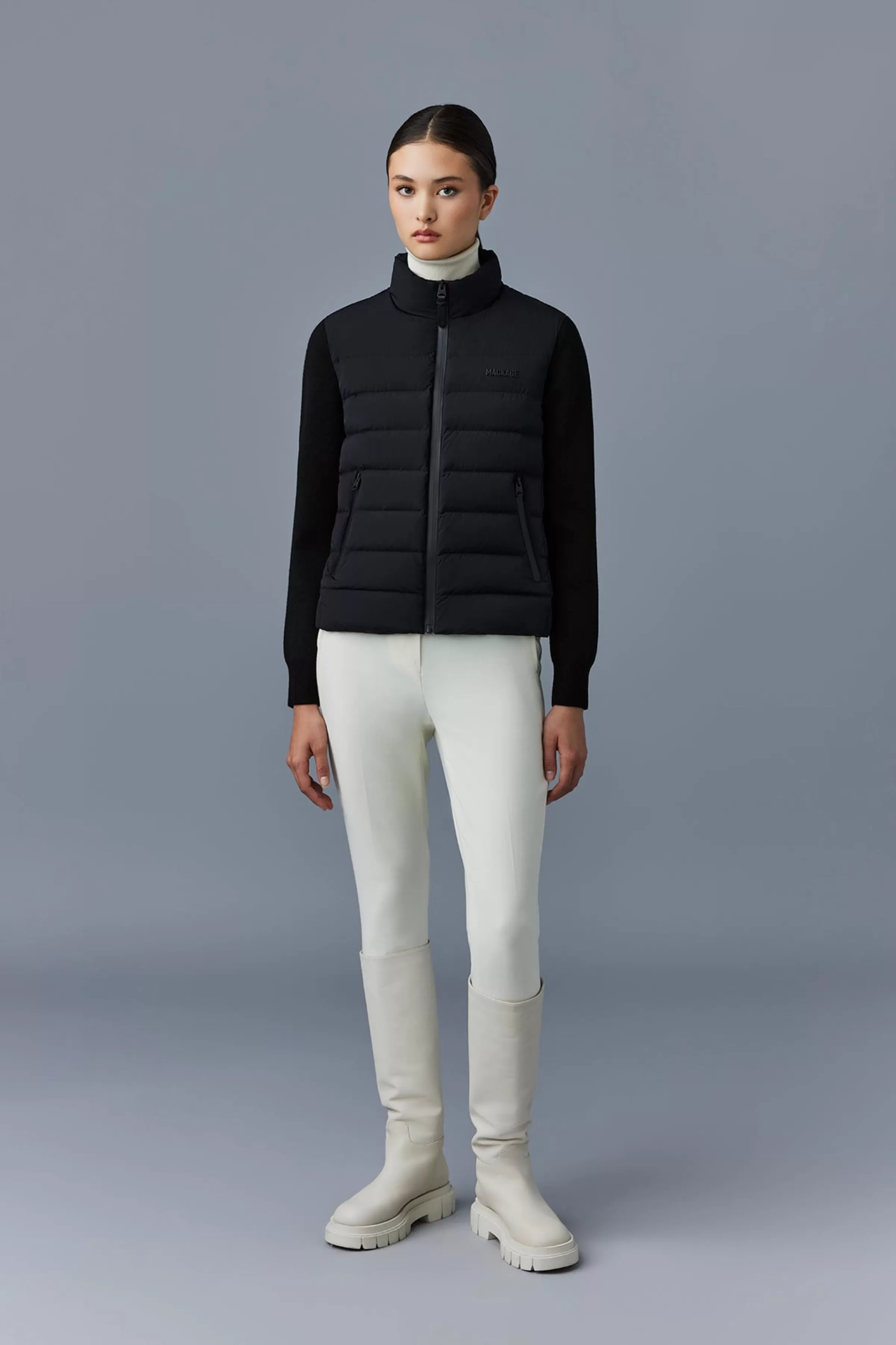 Oceane, Light Down Mixed-media Jacket For Ladies | ® US | Mackage Hot