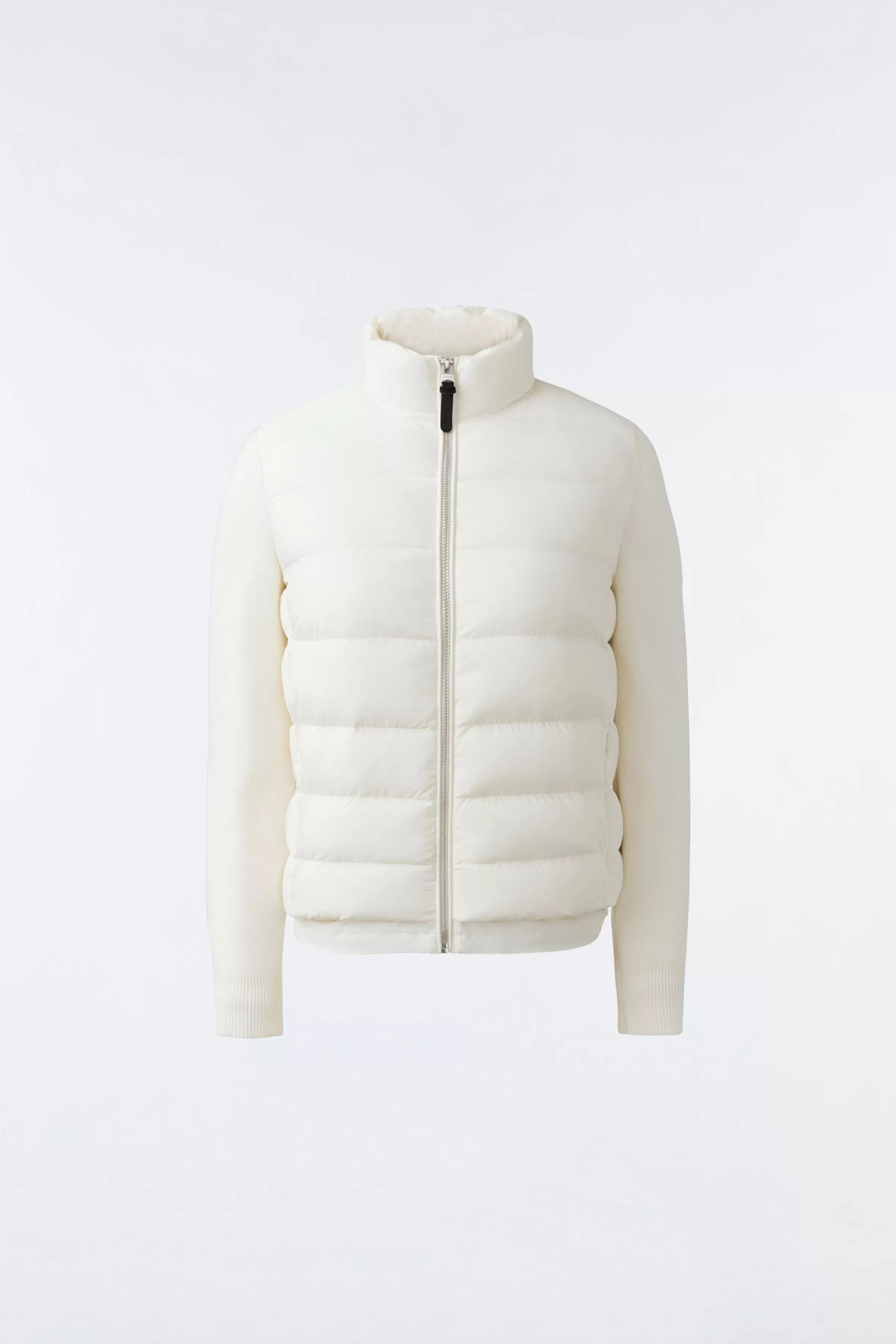 Oceane, Recycled Hybrid Jacket With Rib Knit Sleeves For Ladies | ® US | Mackage Sale