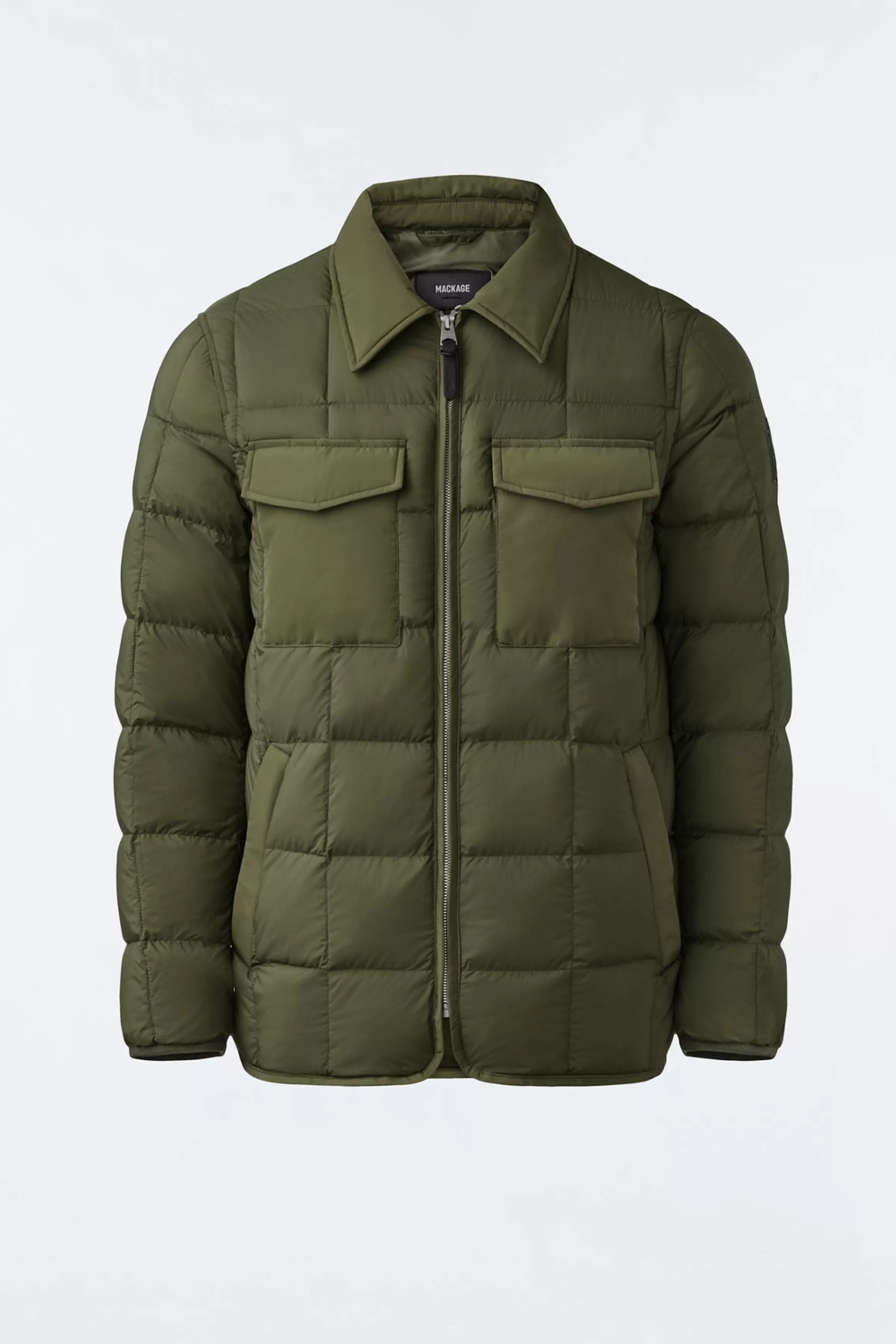 Osmond, Matte Light Down Overshirt For Men | ® US | Mackage Hot