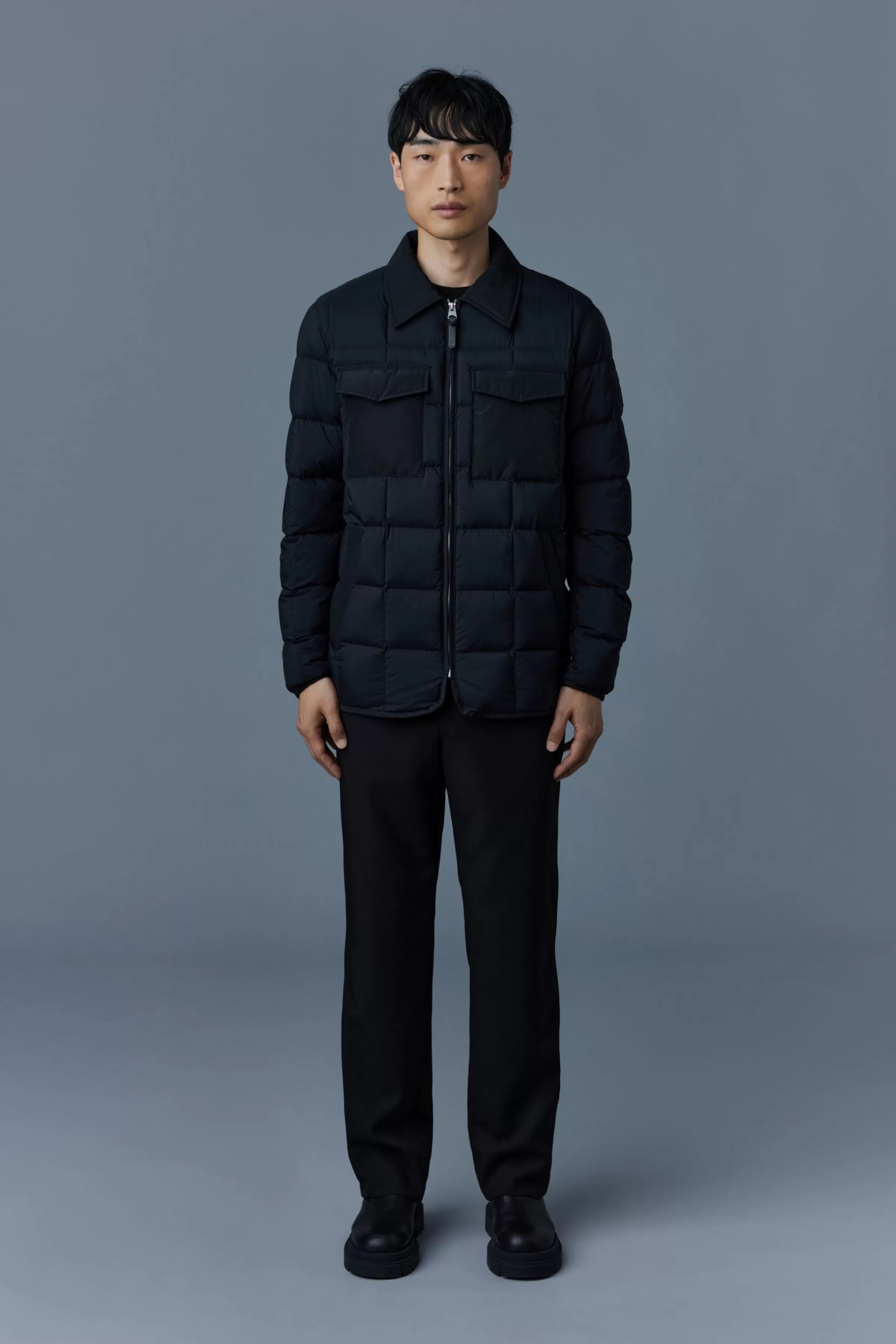 Osmond, Matte Light Down Overshirt For Men | ® US | Mackage Hot